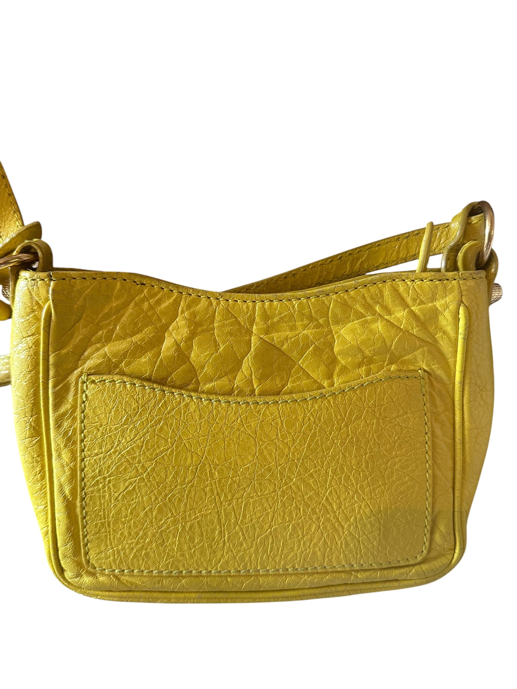 Balenciaga City Crossbody Yellow Bag