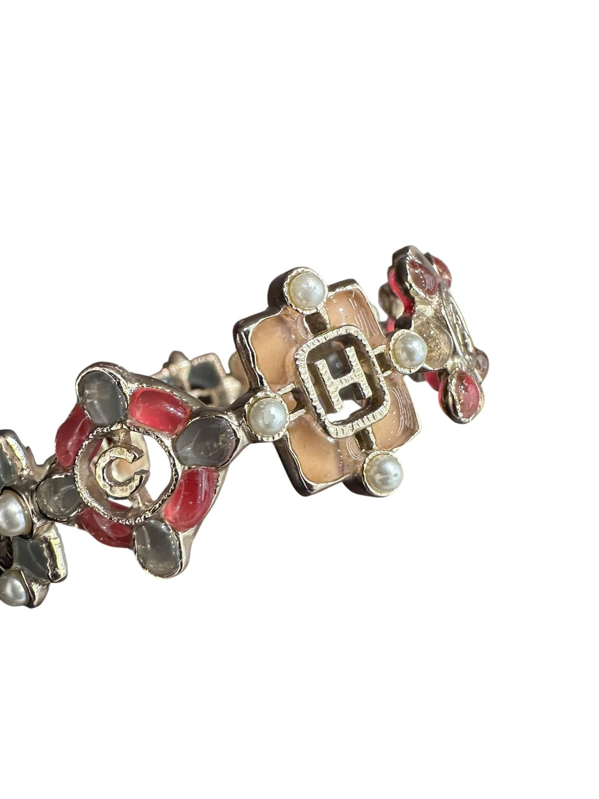 Chanel Pearls and Gripoix Bangle
