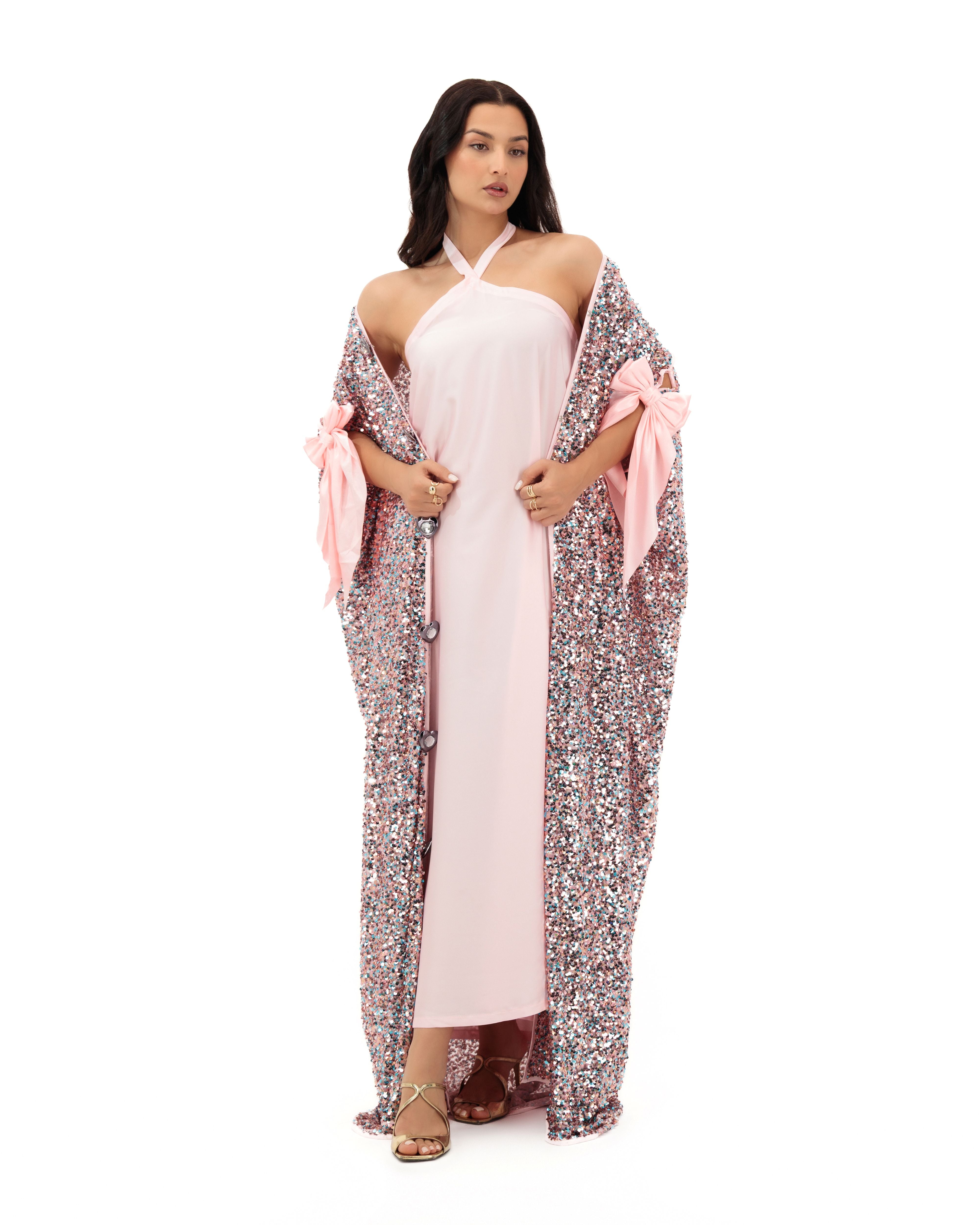 EMPRESS KAFTAN PINK BOW SIZE OS ASC7069