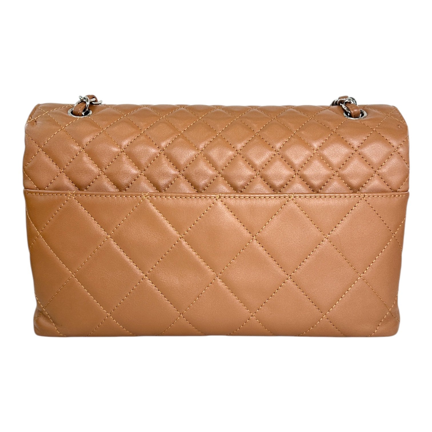 Chanel In The Business Shoulder Bag Brown - Full Set