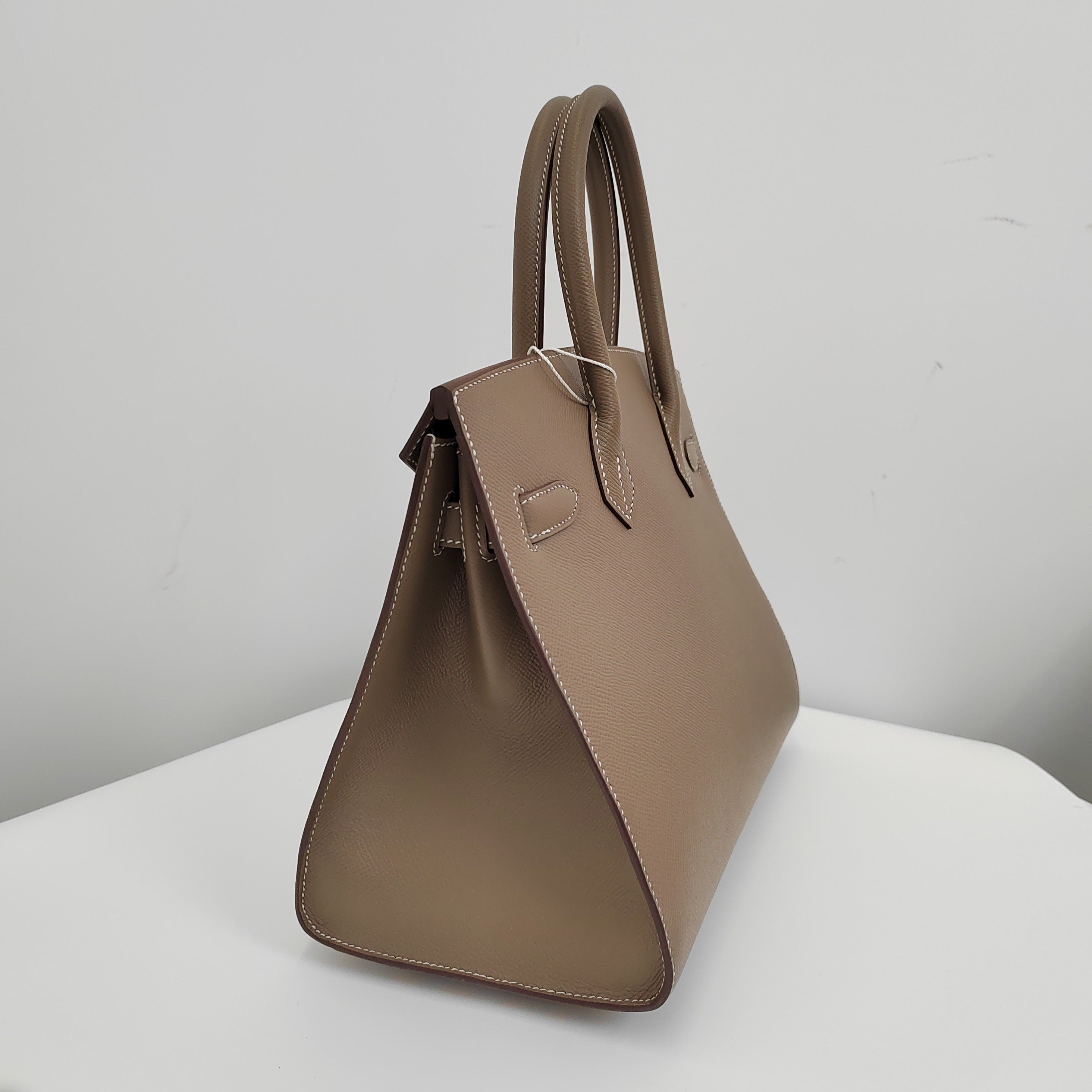 Hermès Birkin 30 Etoupe Epsom Leather GHW -Stamp Z