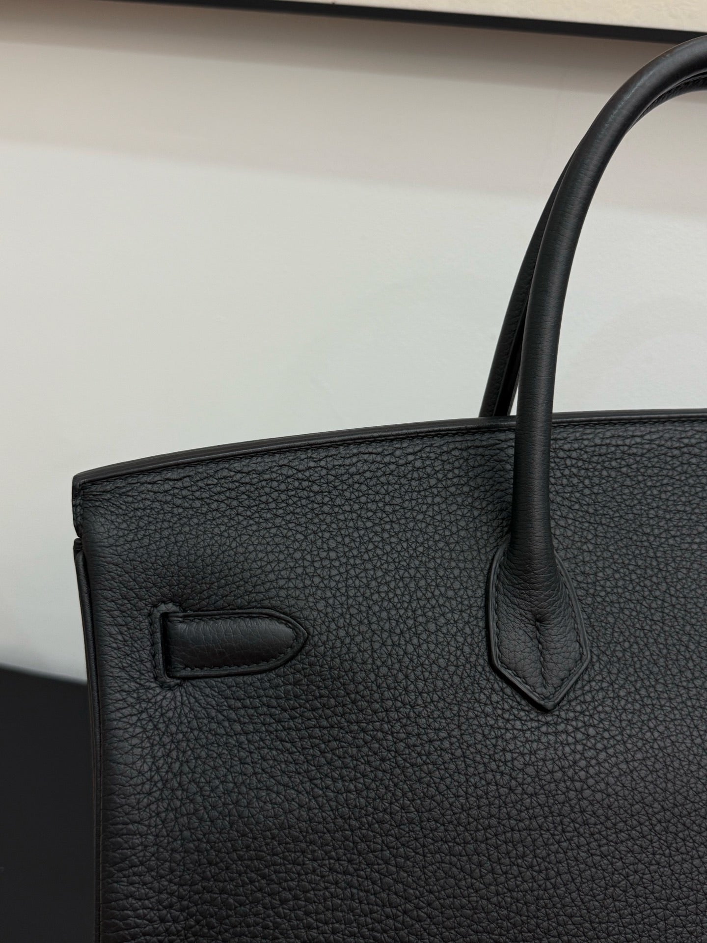 Hermès Birkin 40 Black Togo Leather Gold Hardware Q Stamp