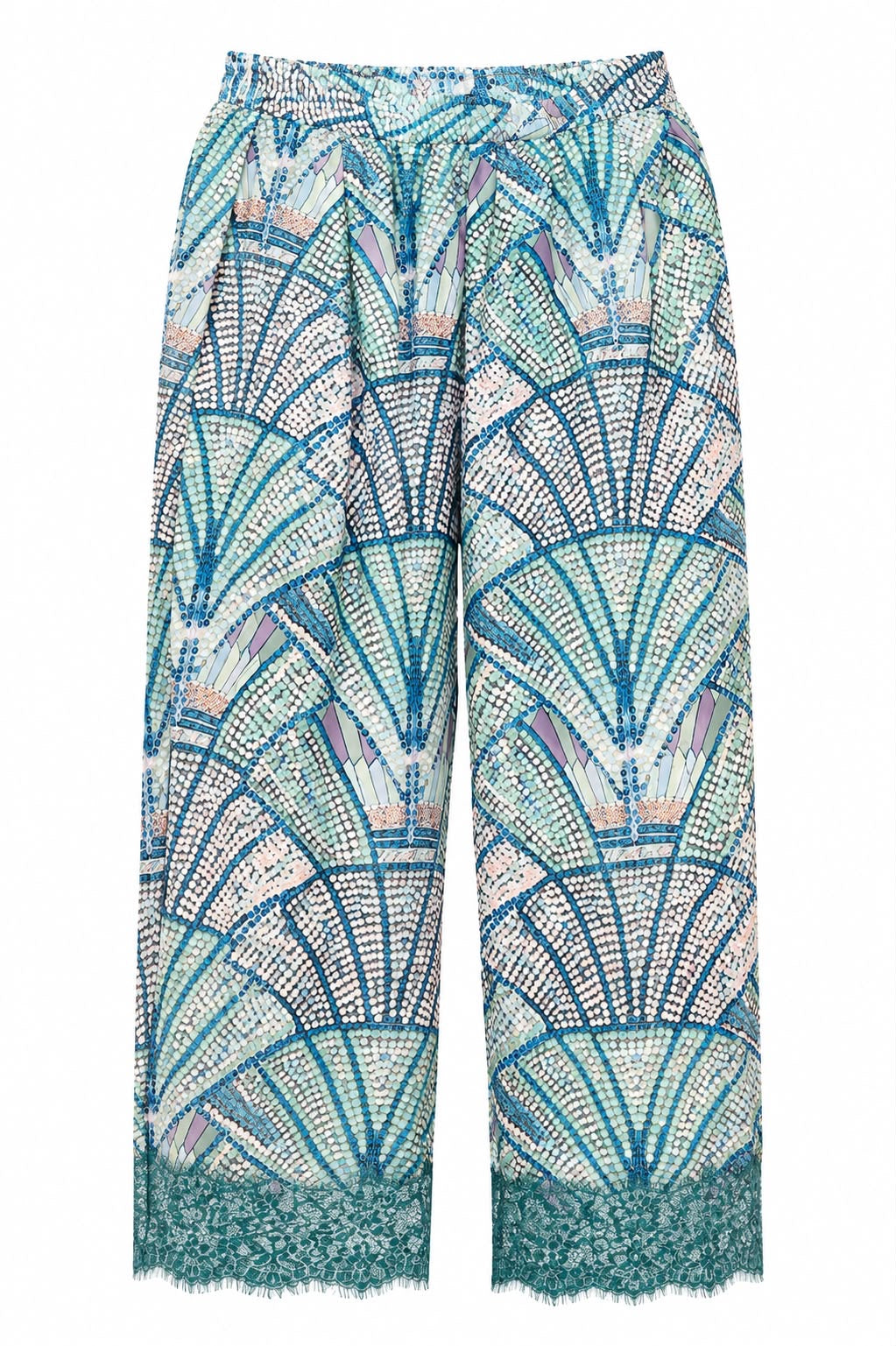 TROUSER MARCELLA PEARLS BLUE LACE MCL11757