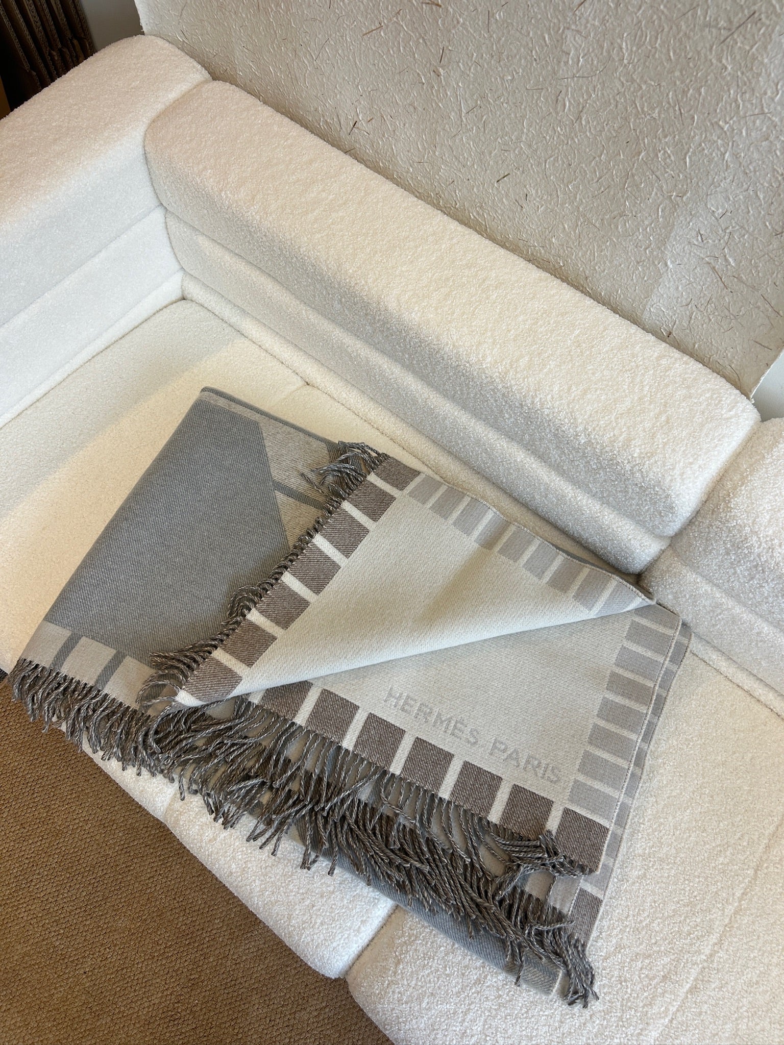 Hermès Patchwork Saddle blanket RRP is £2300