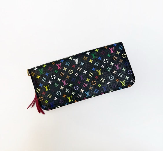 LV Black Tricolor Long Wallet 21 23518943