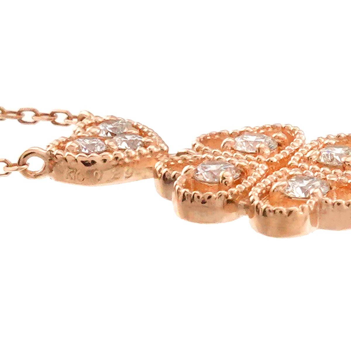 Diamond 0.29ct Necklace 10K Pink Gold 416 903006554