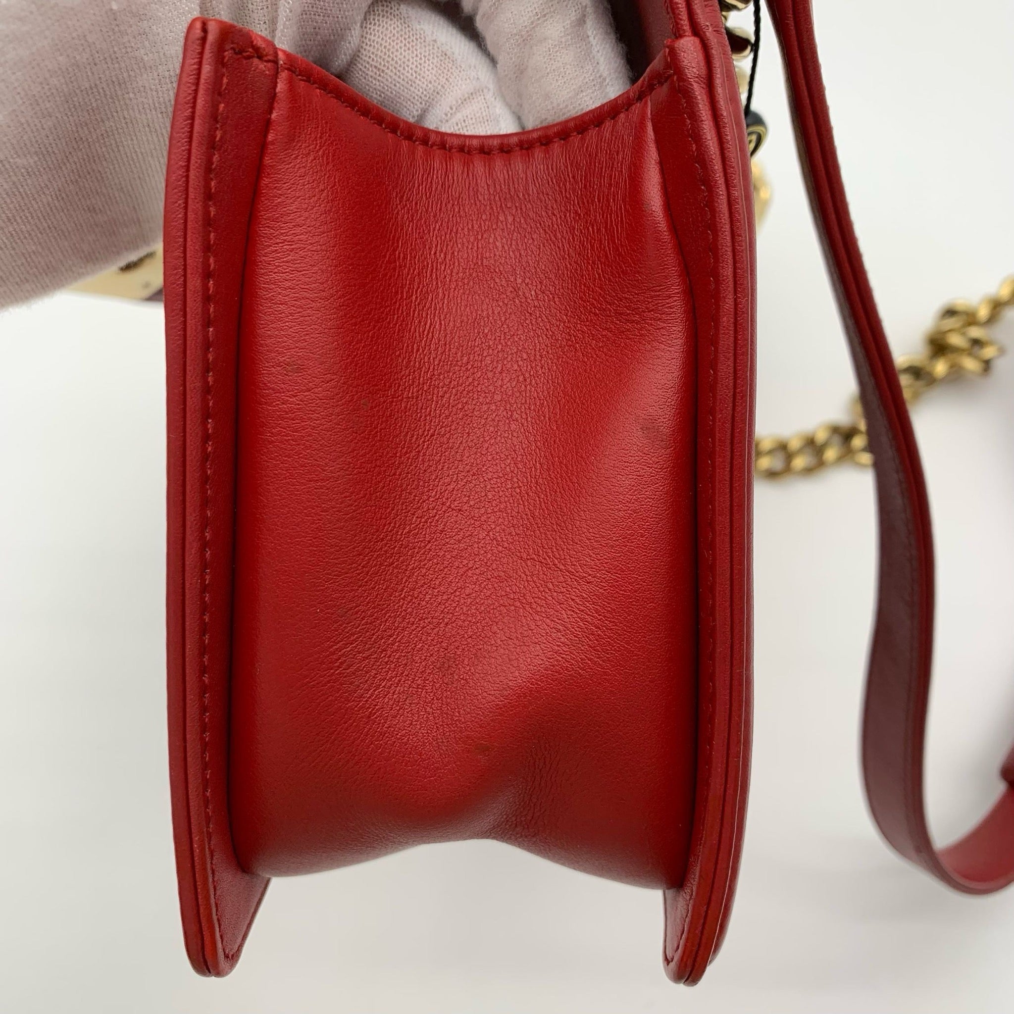 Chanel Boy Medium Flap Bag Red image 28
