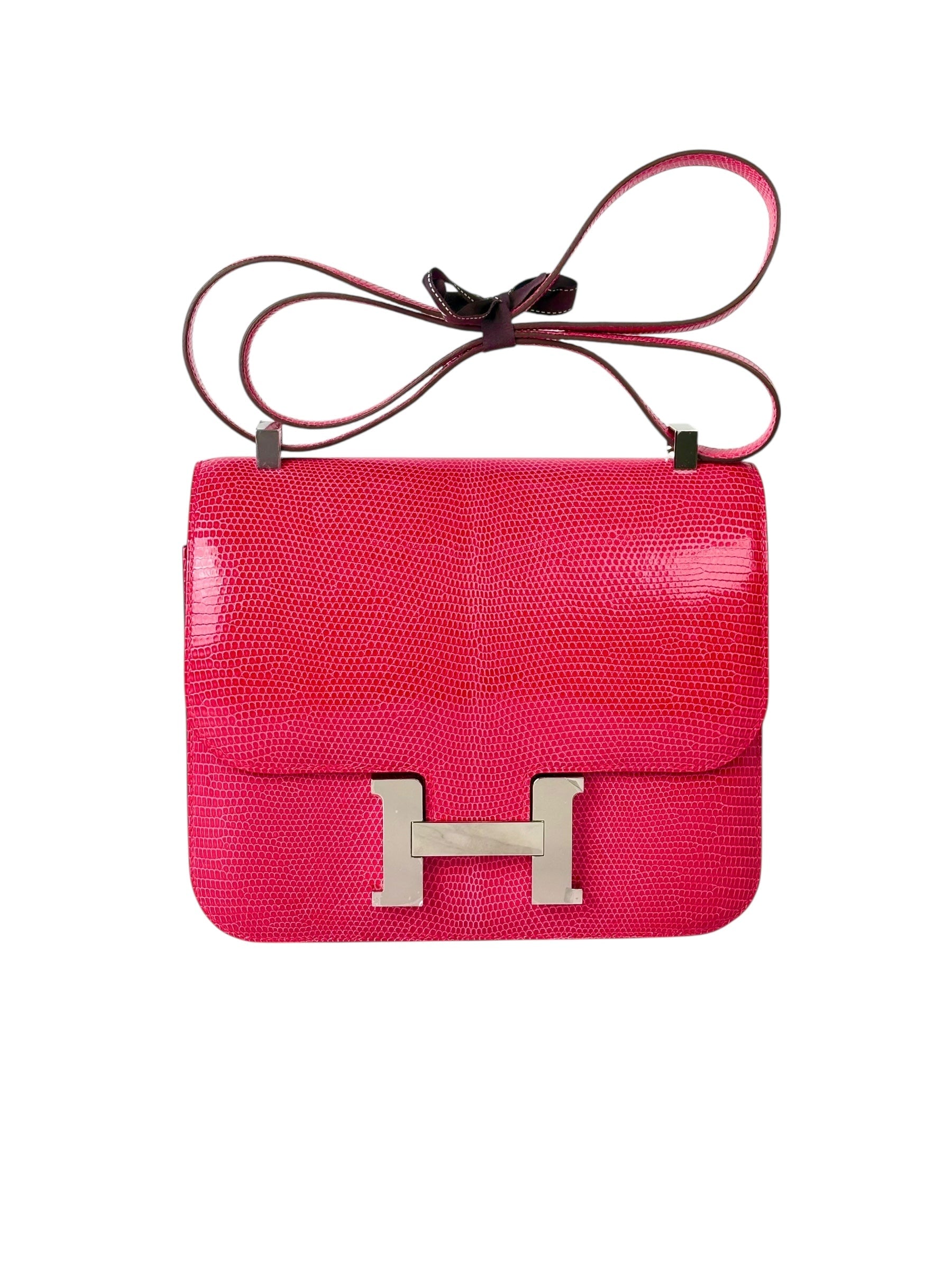 Hermes Constance 24 Bag in Rose Extreme