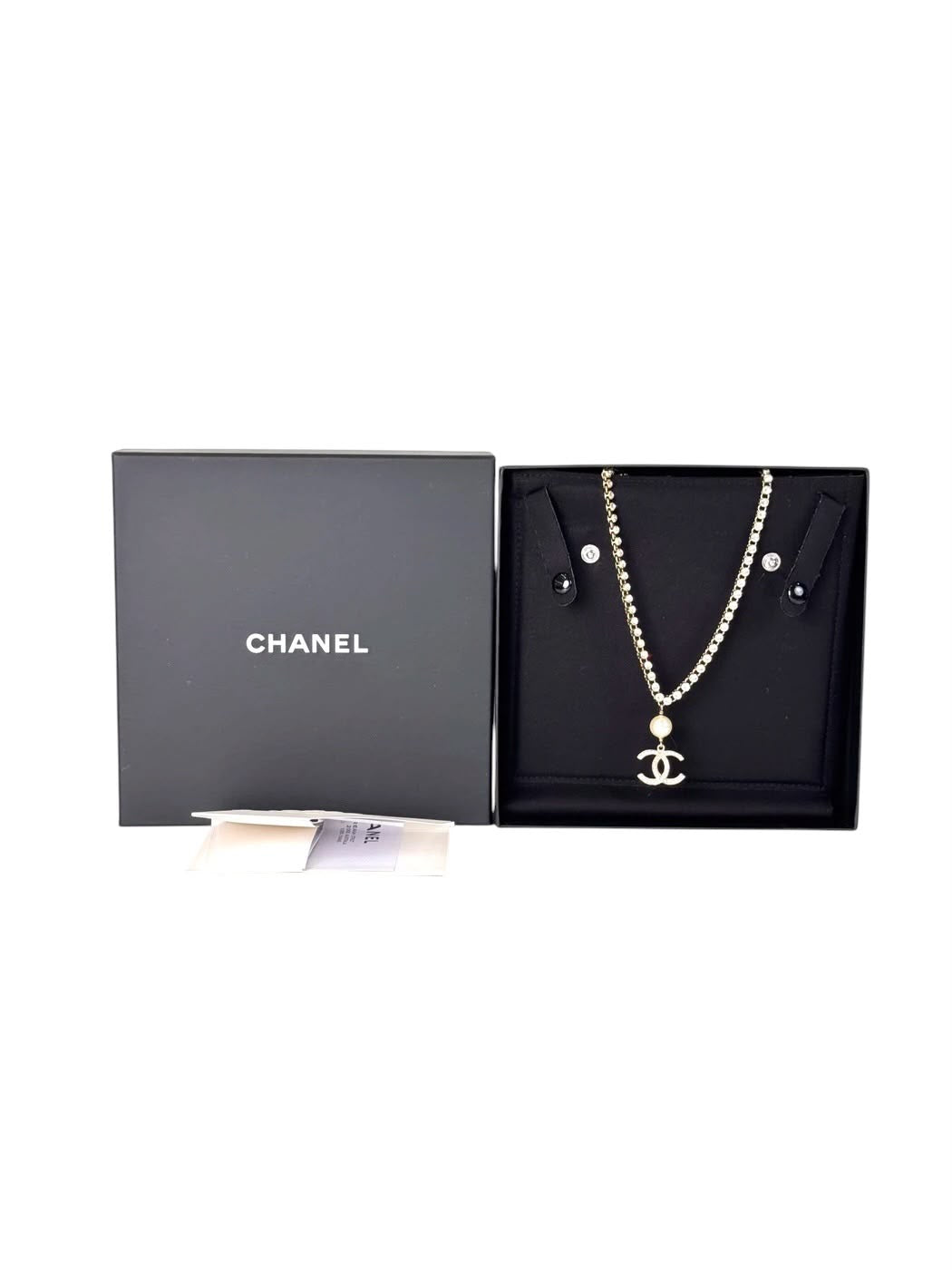 Chanel Crystal CC Necklace