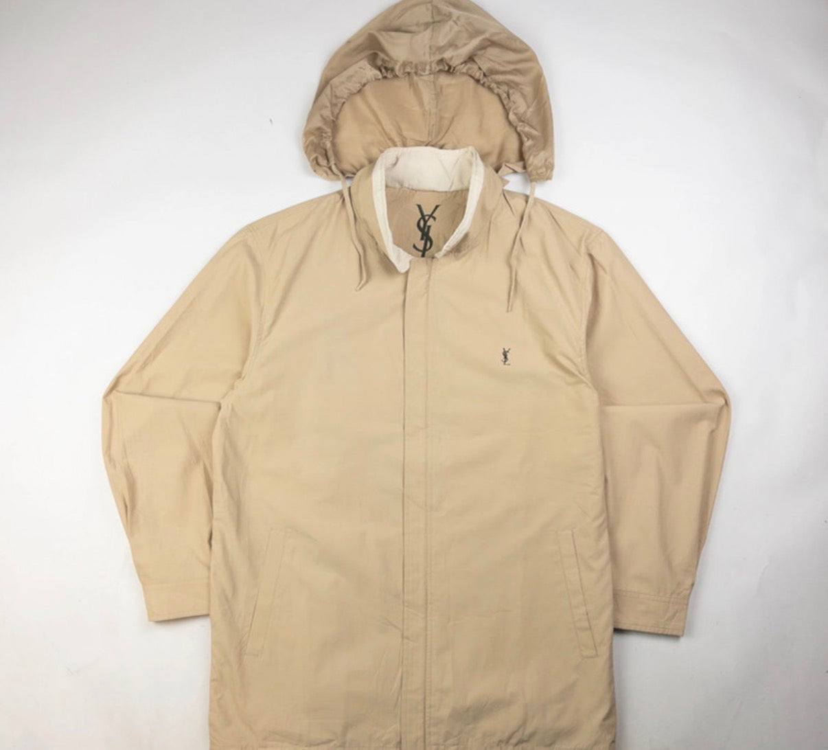 Vintage YSL Yves Saint Laurent Zip Up Jacket Size M DBXM0033