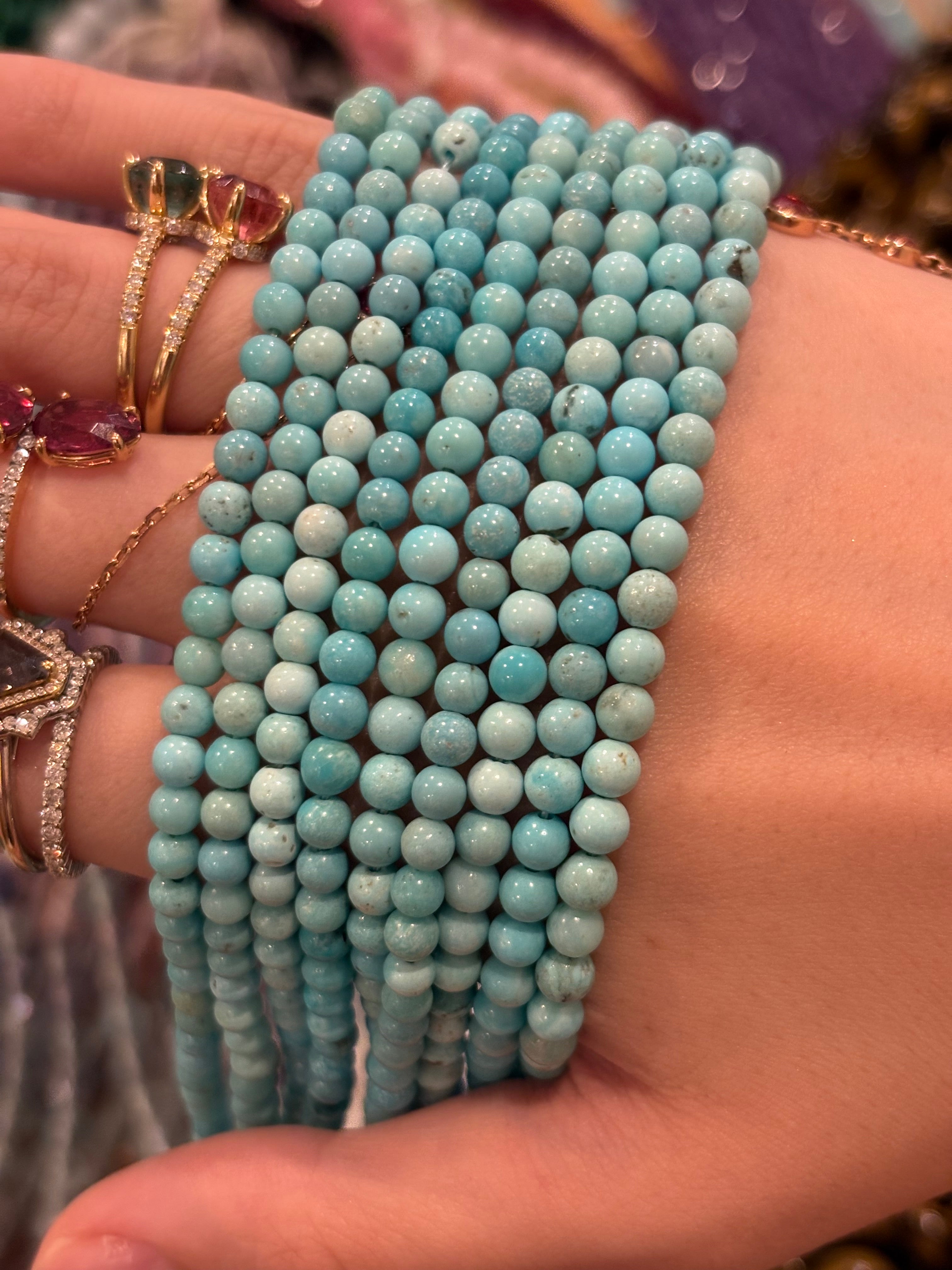 Turquoise Round Small DXBCS4499