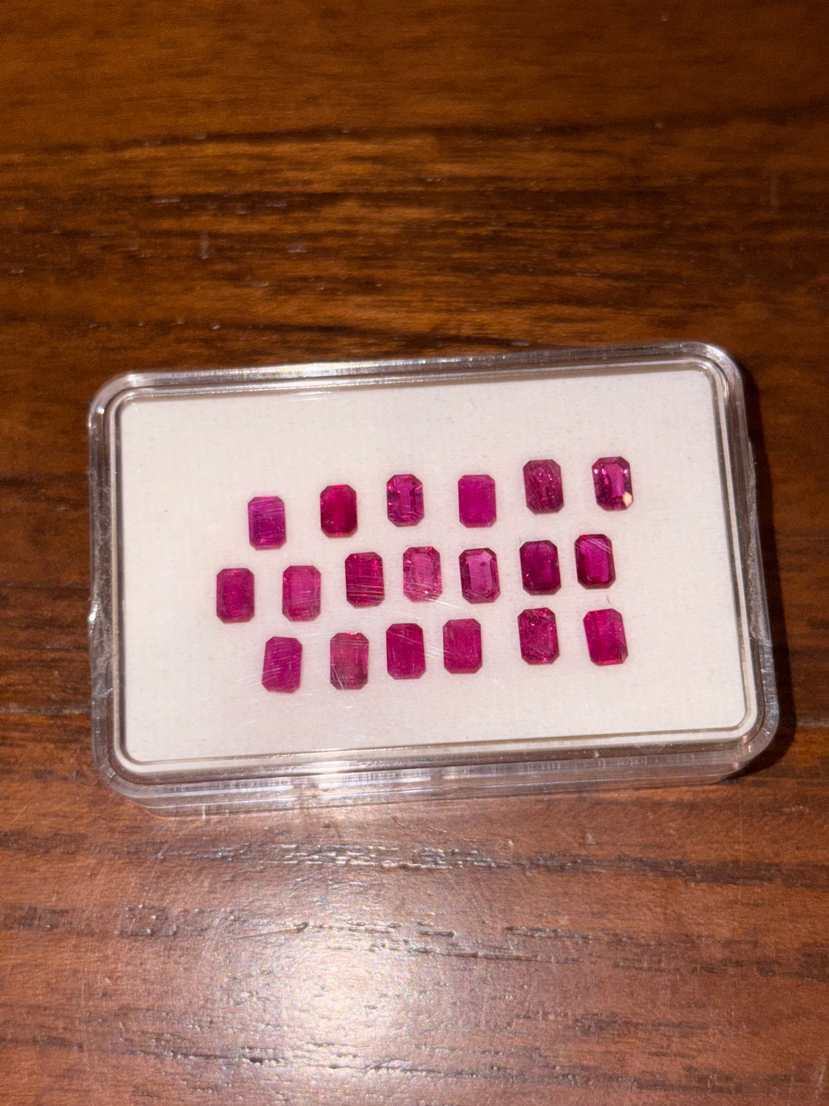 6.80ct Burmese Rubies 5x3 DXBCS6766