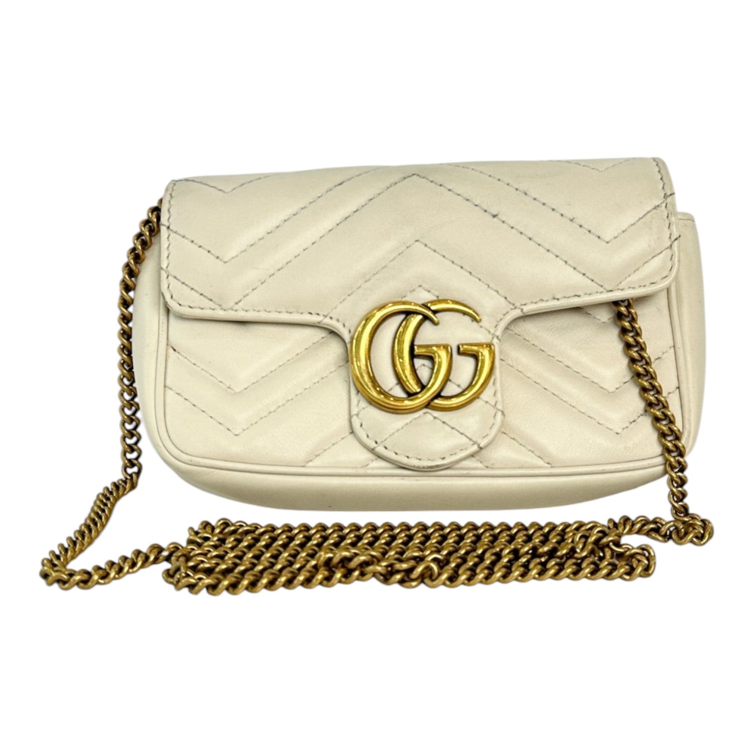 Gucci Mini White Marmont Bag