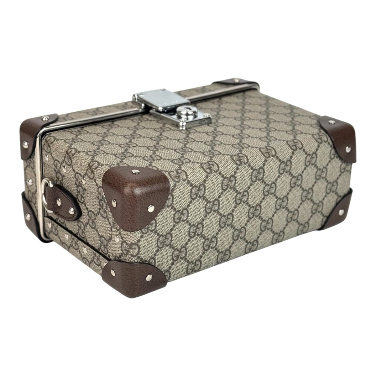 Gucci Bamboo Trotter GG Beauty Case Bag