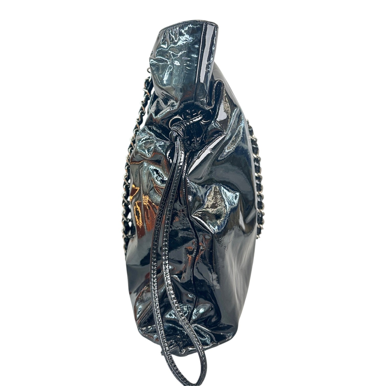 Chanel Patent Black Tote Bag