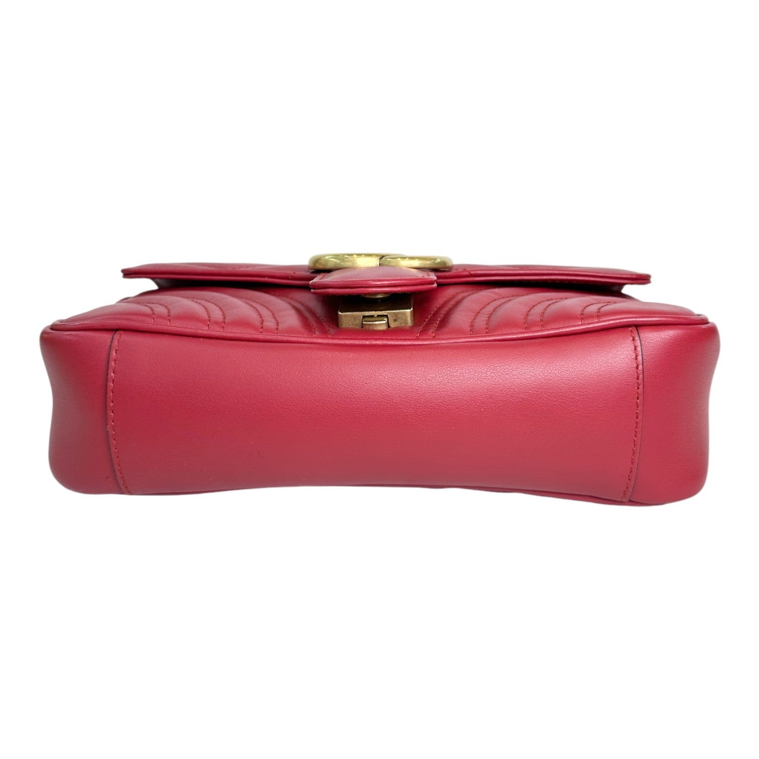 Gucci Marmont Small Red Calfskin Bag