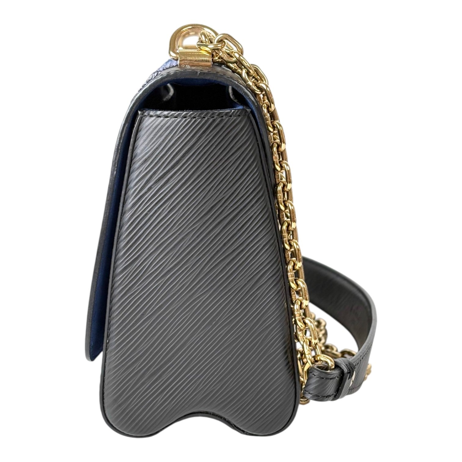 Louis Vuitton Black Twist MM 23cm Bag with Sequins