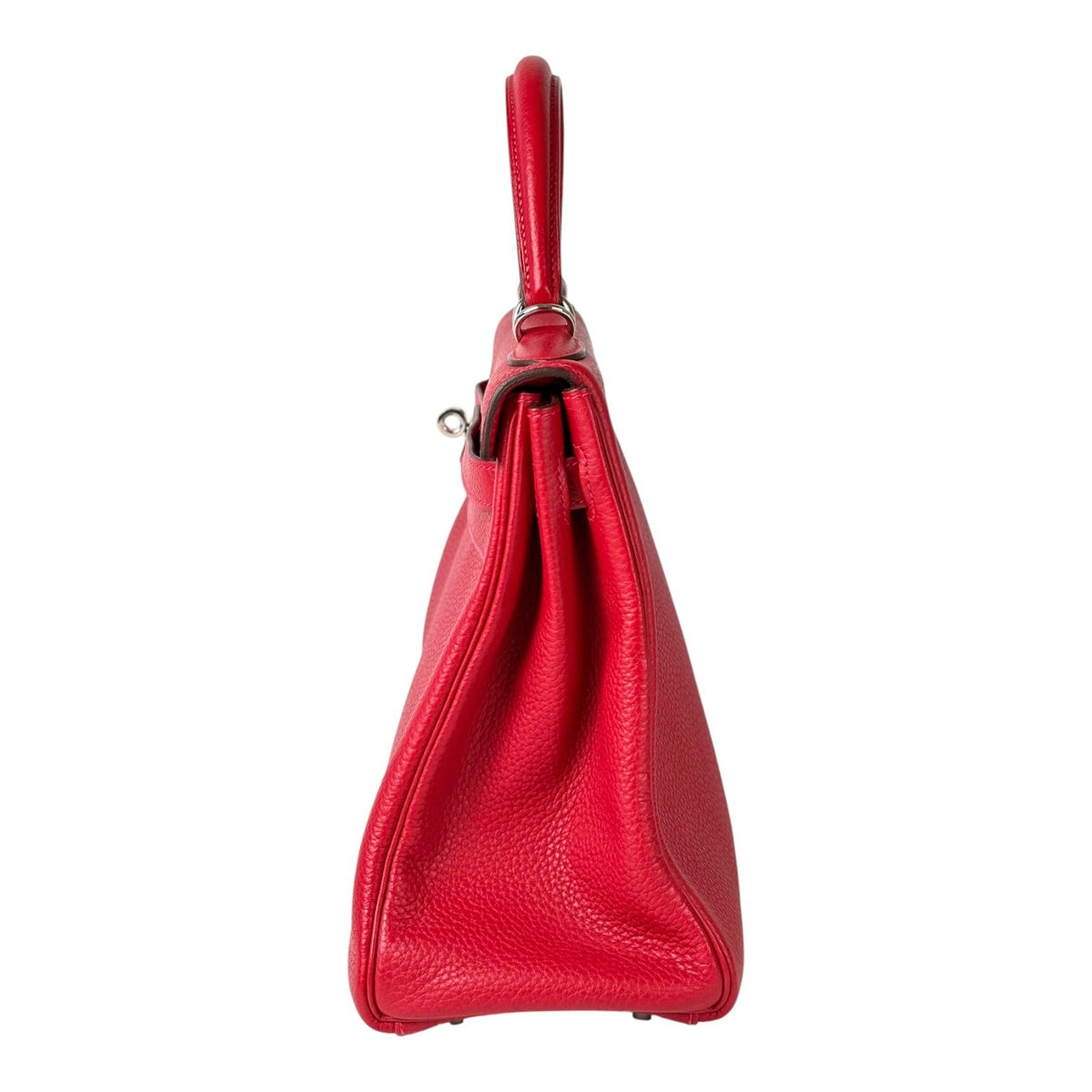 Hermes Red Kelly 32cm in Togo with PHW