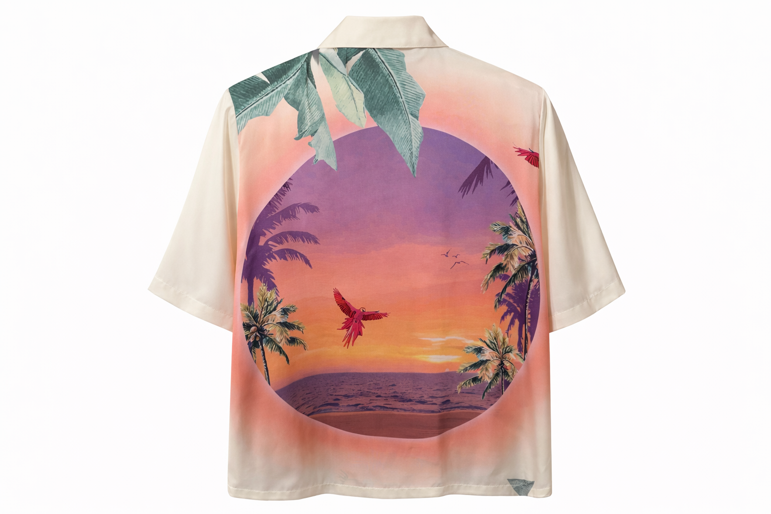 Shirt Leo Parrots Off White MLl00284
