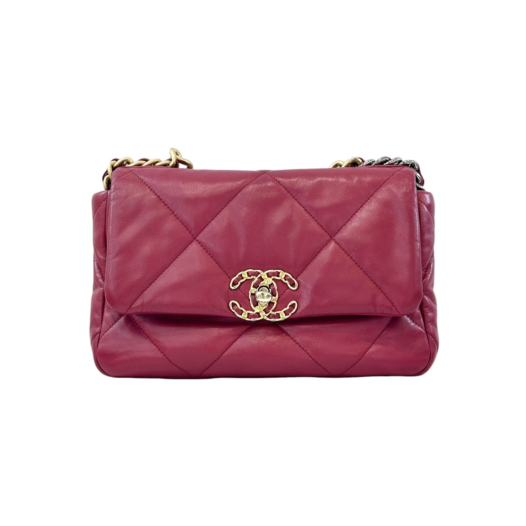 Chanel 19 Small Burgundy