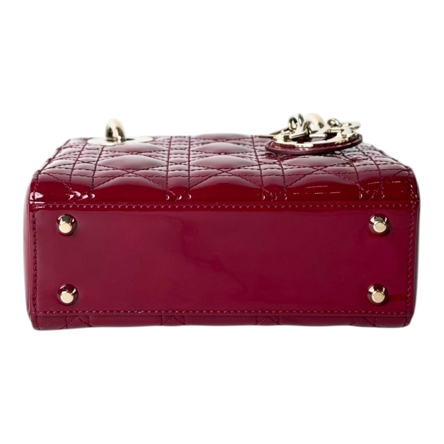 Dior Red Patient Lady Dior Mini Bag