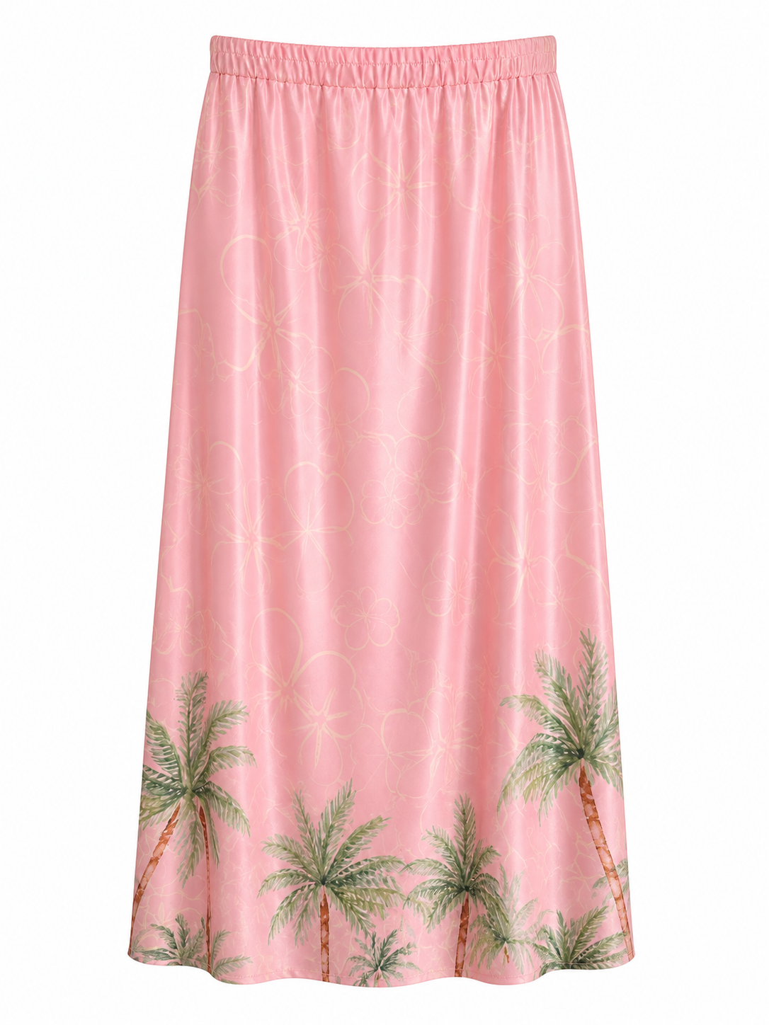 SKIRT LYLY PALMTREE CLOVER PINK MCL11272