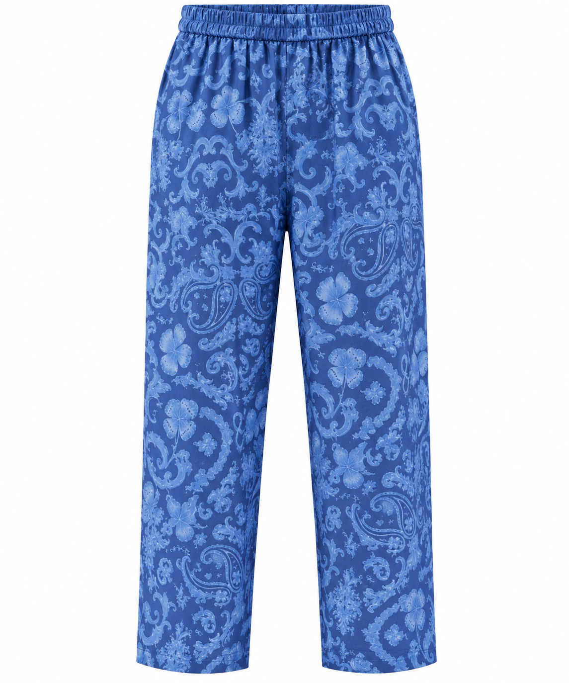 REVERSIBLE TROUSER SUEDE MOSAIC NAVY SILK MCL13590