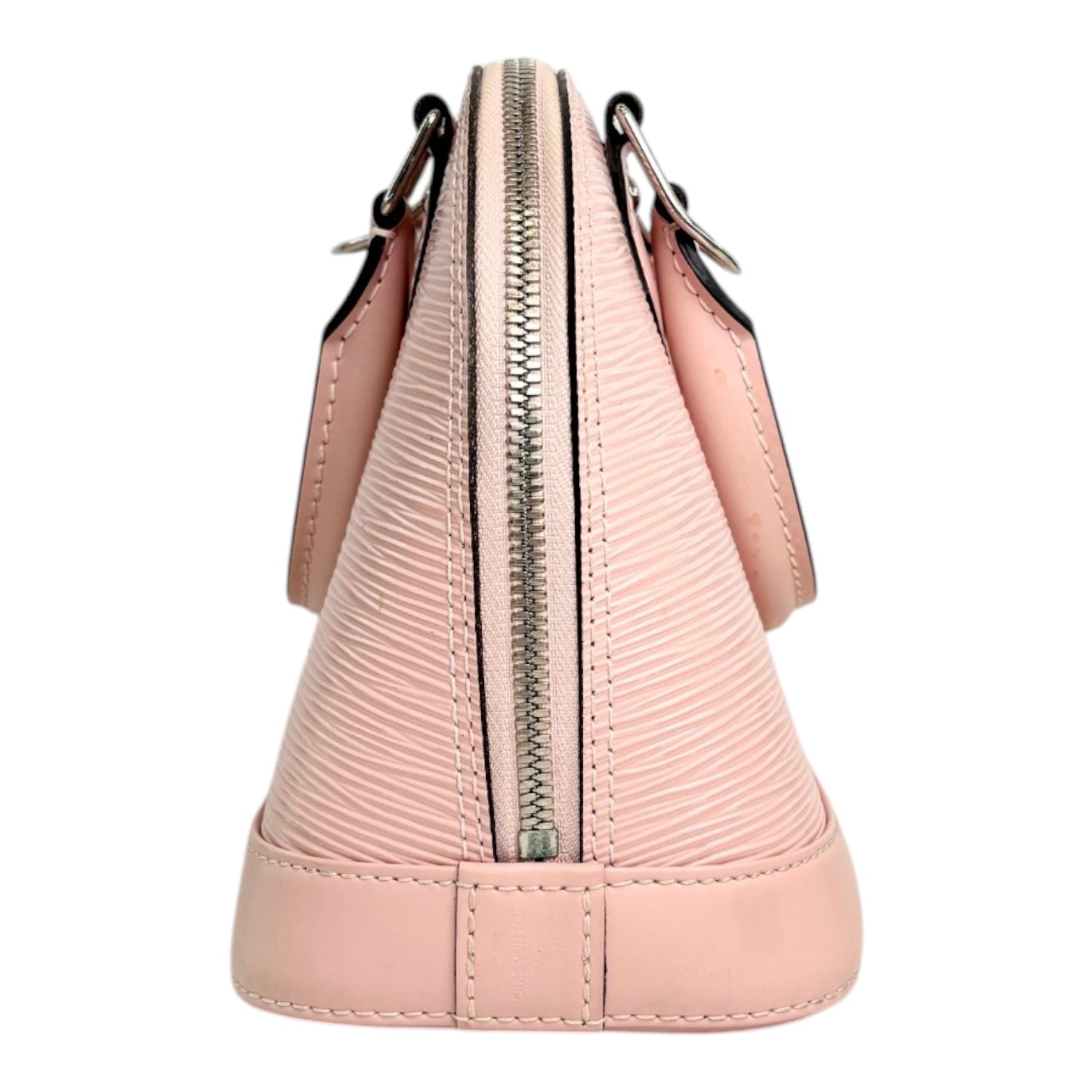Louis Vuitton Pink Alma BB in Epi Leather Bag with Strap