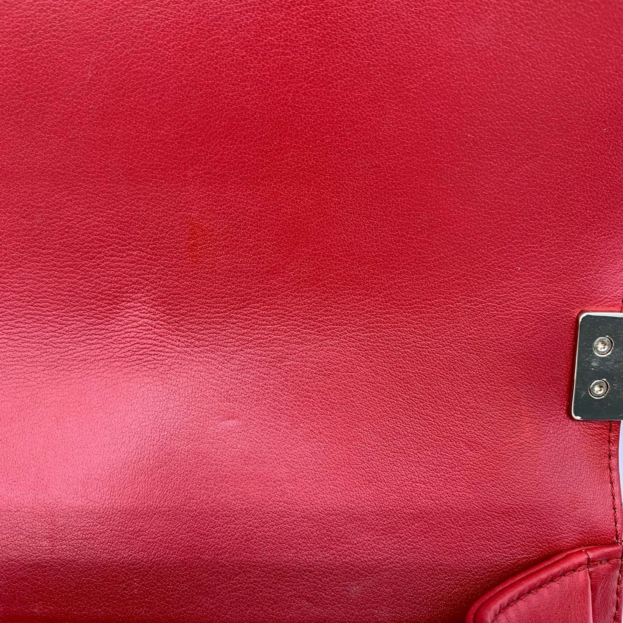 Chanel Boy Medium Flap Bag Red image 34