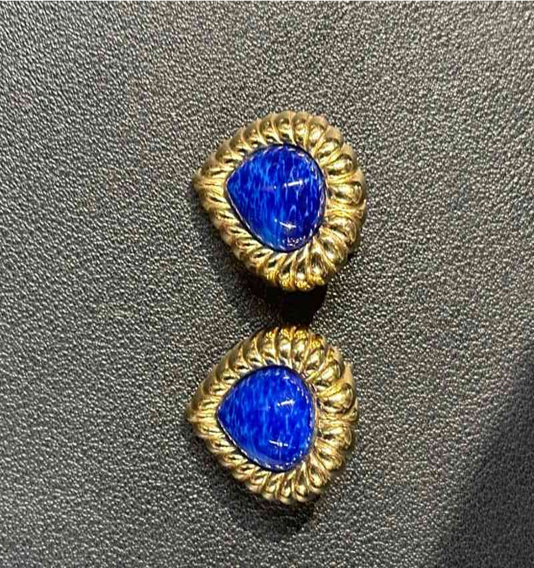 Dior Blue Clip-on Earrings LF601067