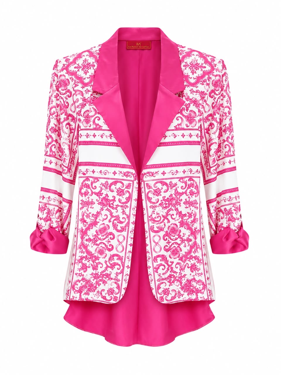 JACKET AVITA FUSHIA BANDANA MOSAIC MCL12259