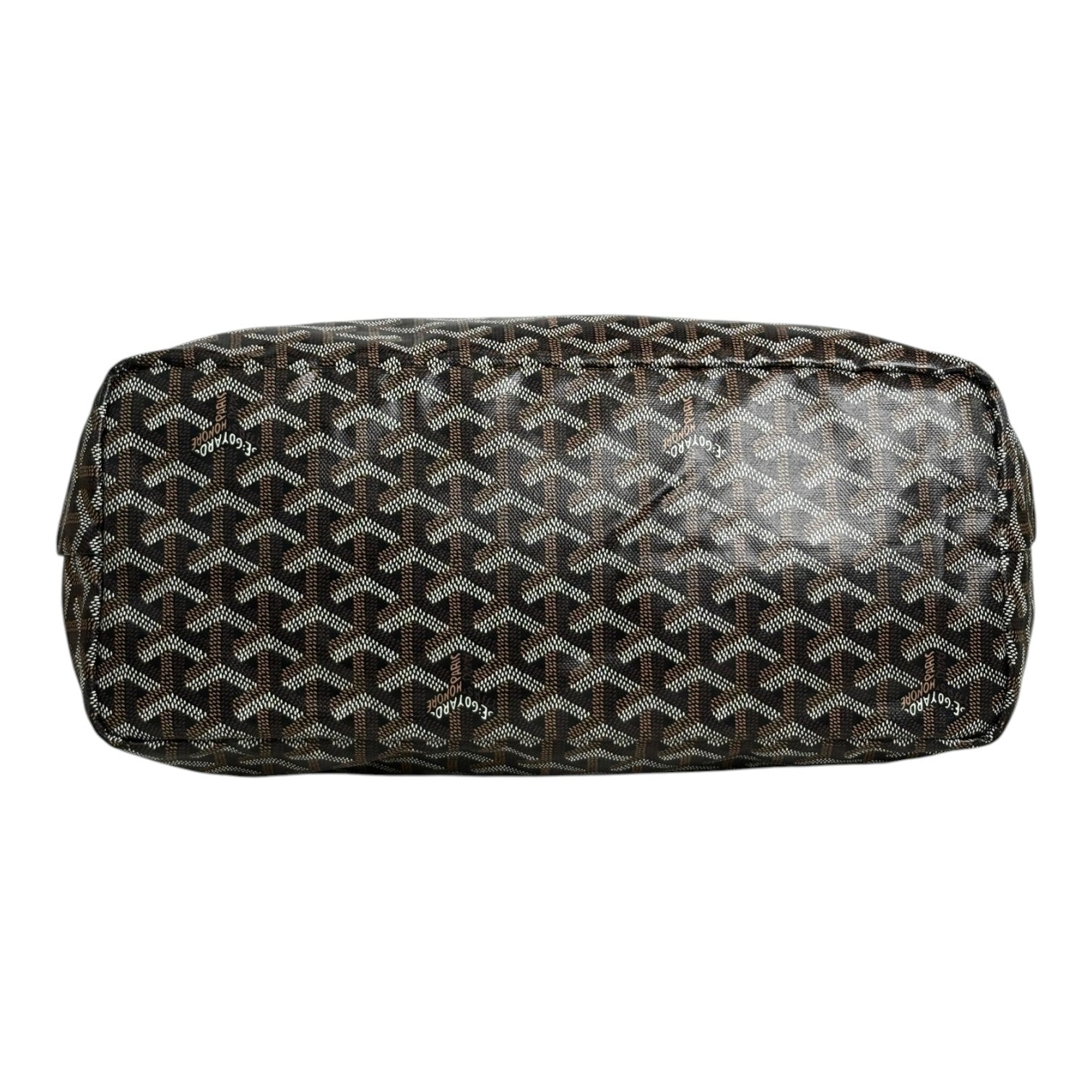 Goyard St Louis Brown/Black PM Tote Bag