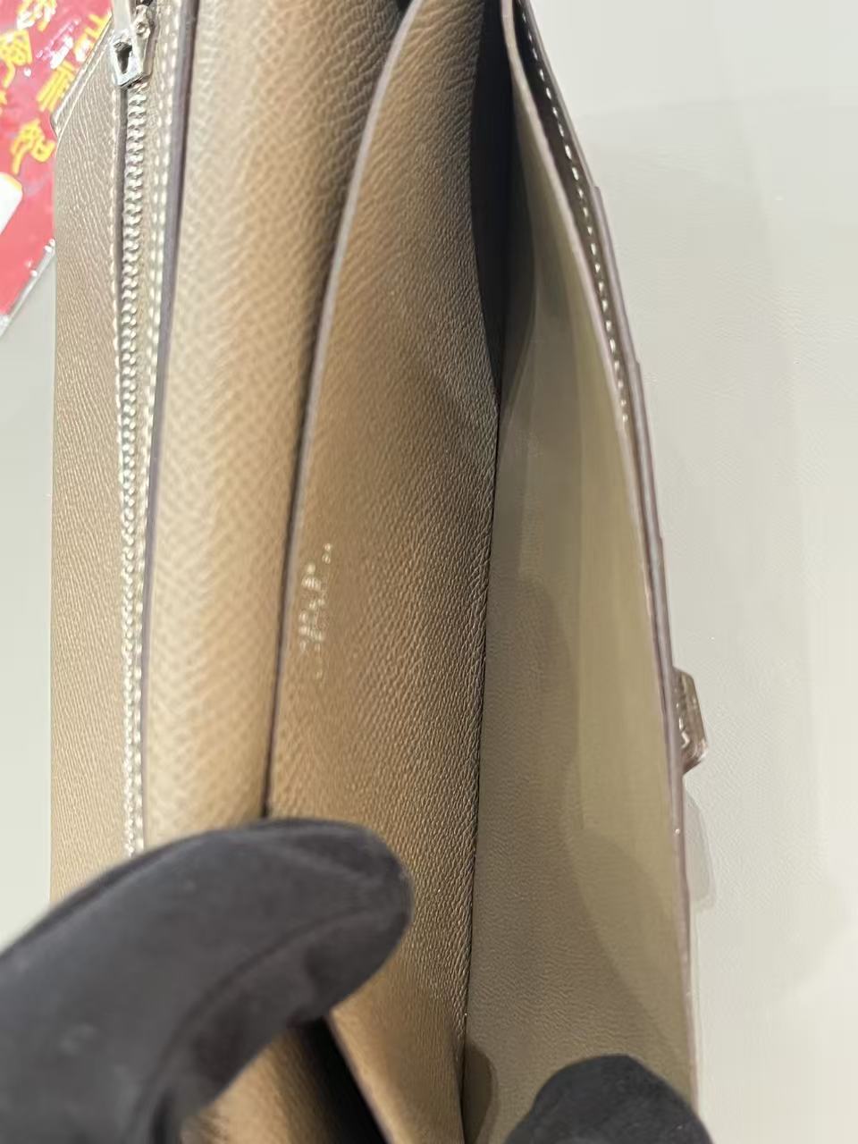 Hermès Bearn Long Wallet - Etoupe (Elephant Grey)