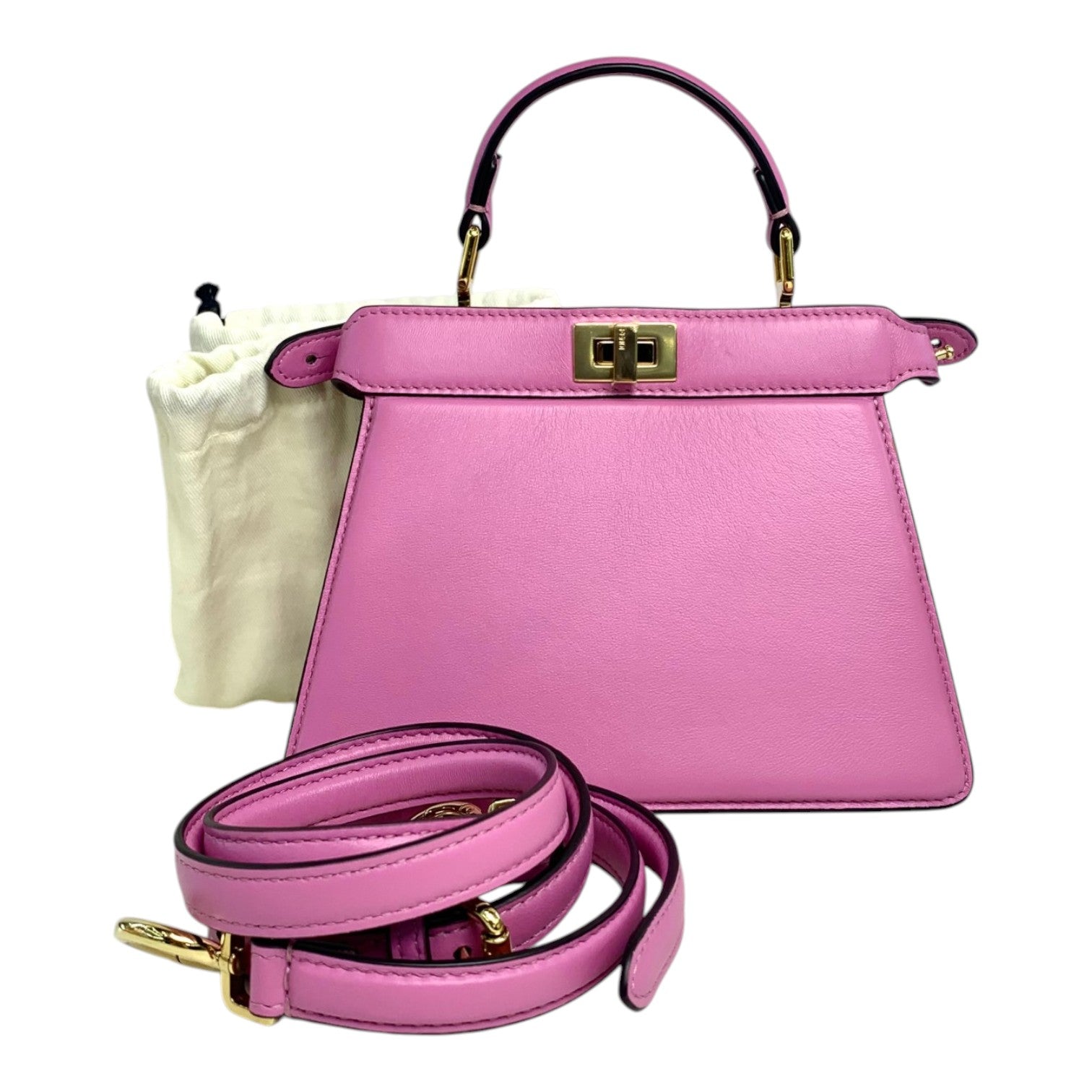 Fendi Mini Pink Peekaboo Bag