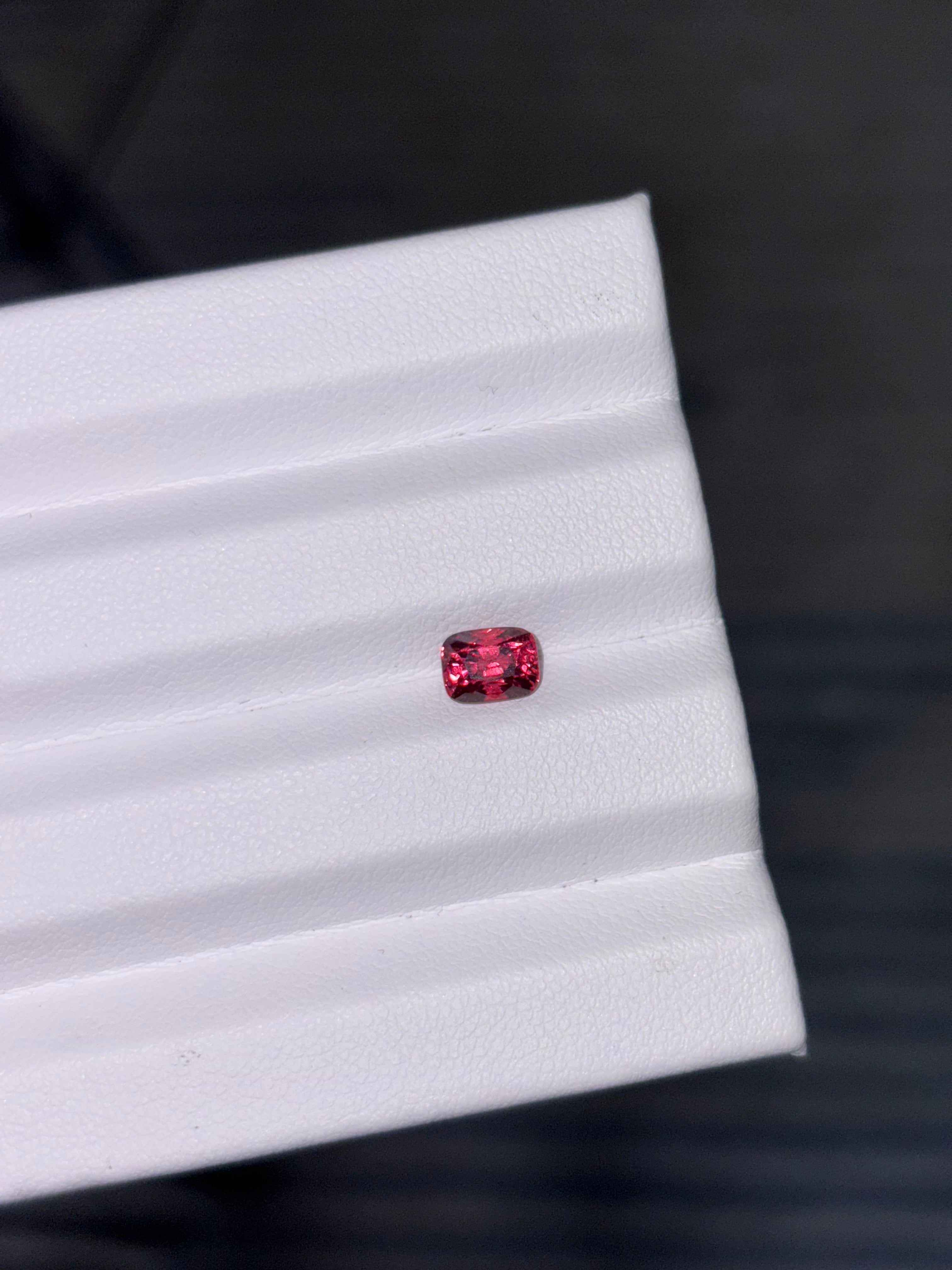 1.23ct Burma Fiery Red Spinel DXBCS0282