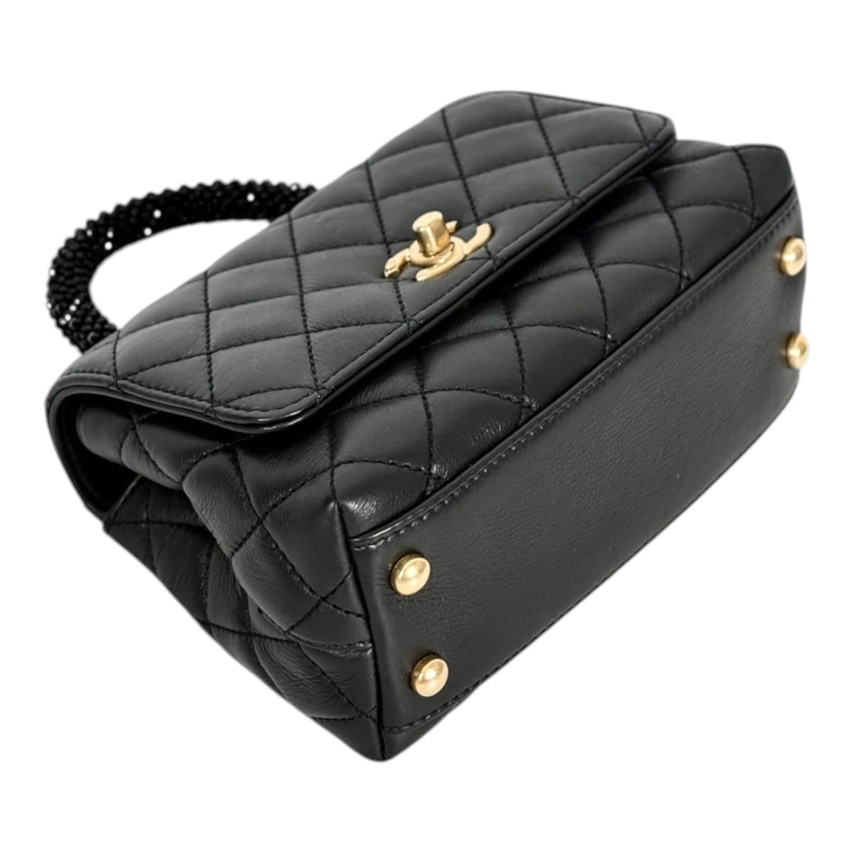 Chanel Crystal Top Handle Mini Coco Bag
