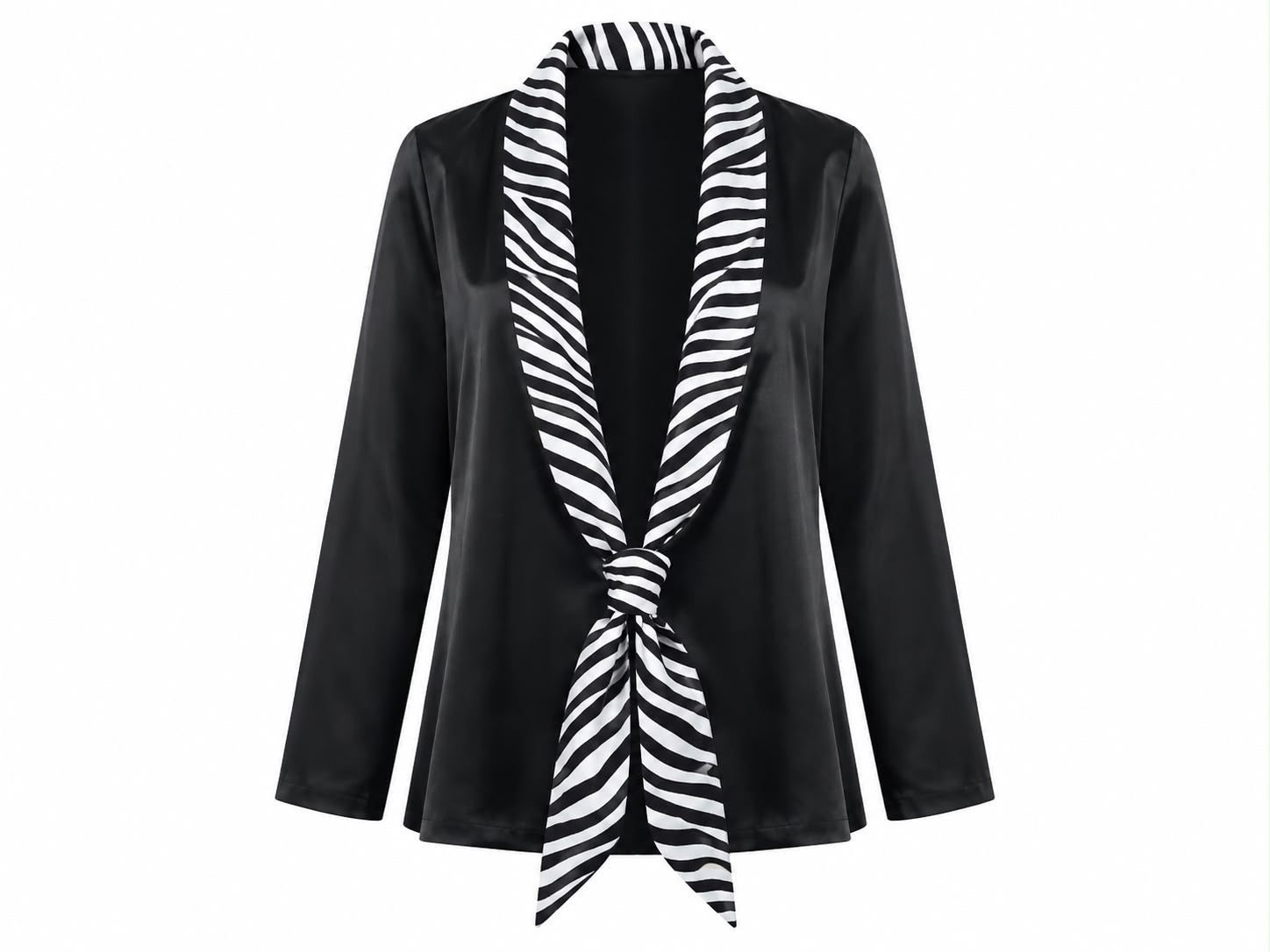 JACKET SCARLETT BLACK ZEBRA MCL12980