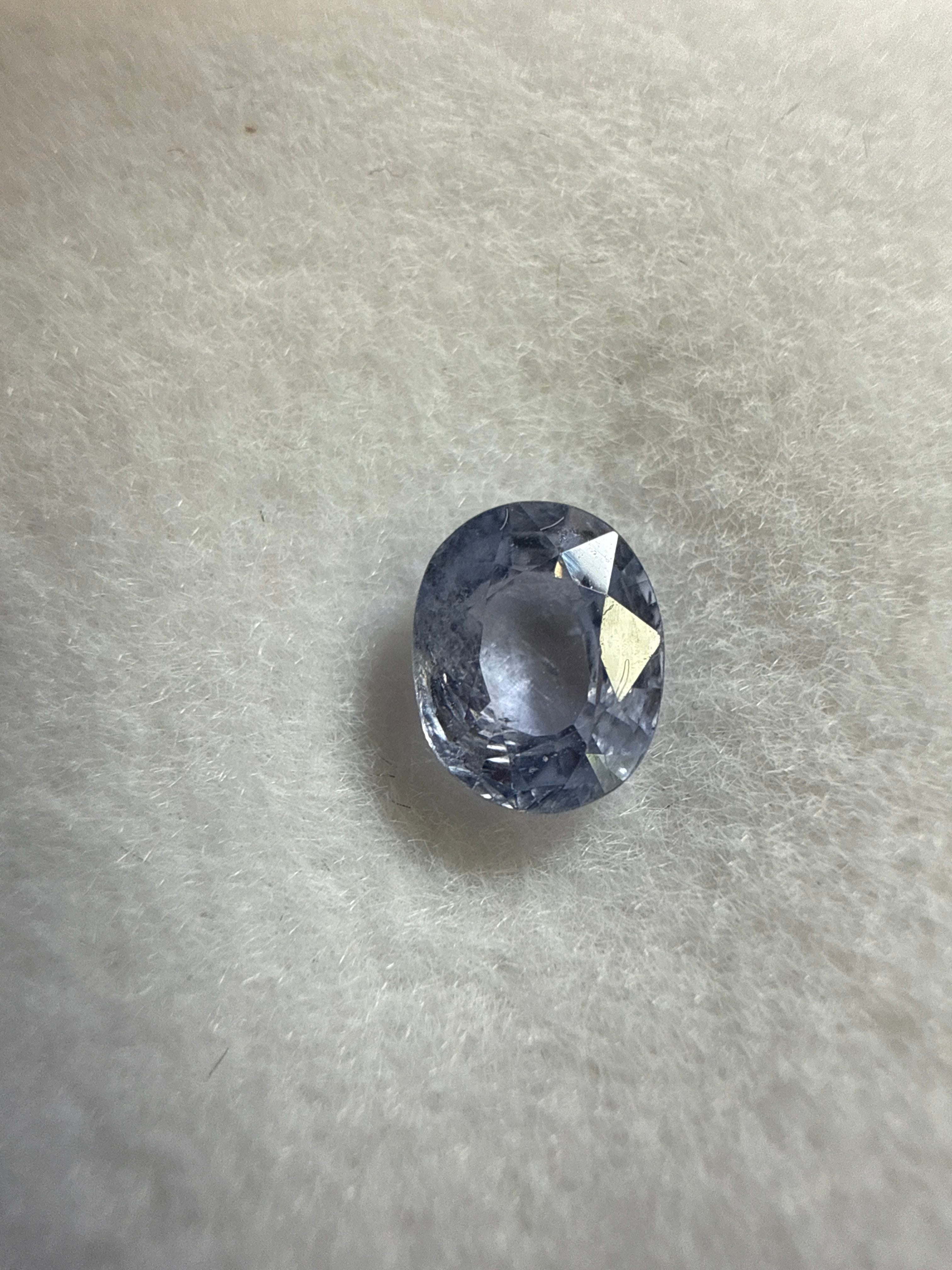 Blue Sapphire 0.79ct Oval Fancy Cut