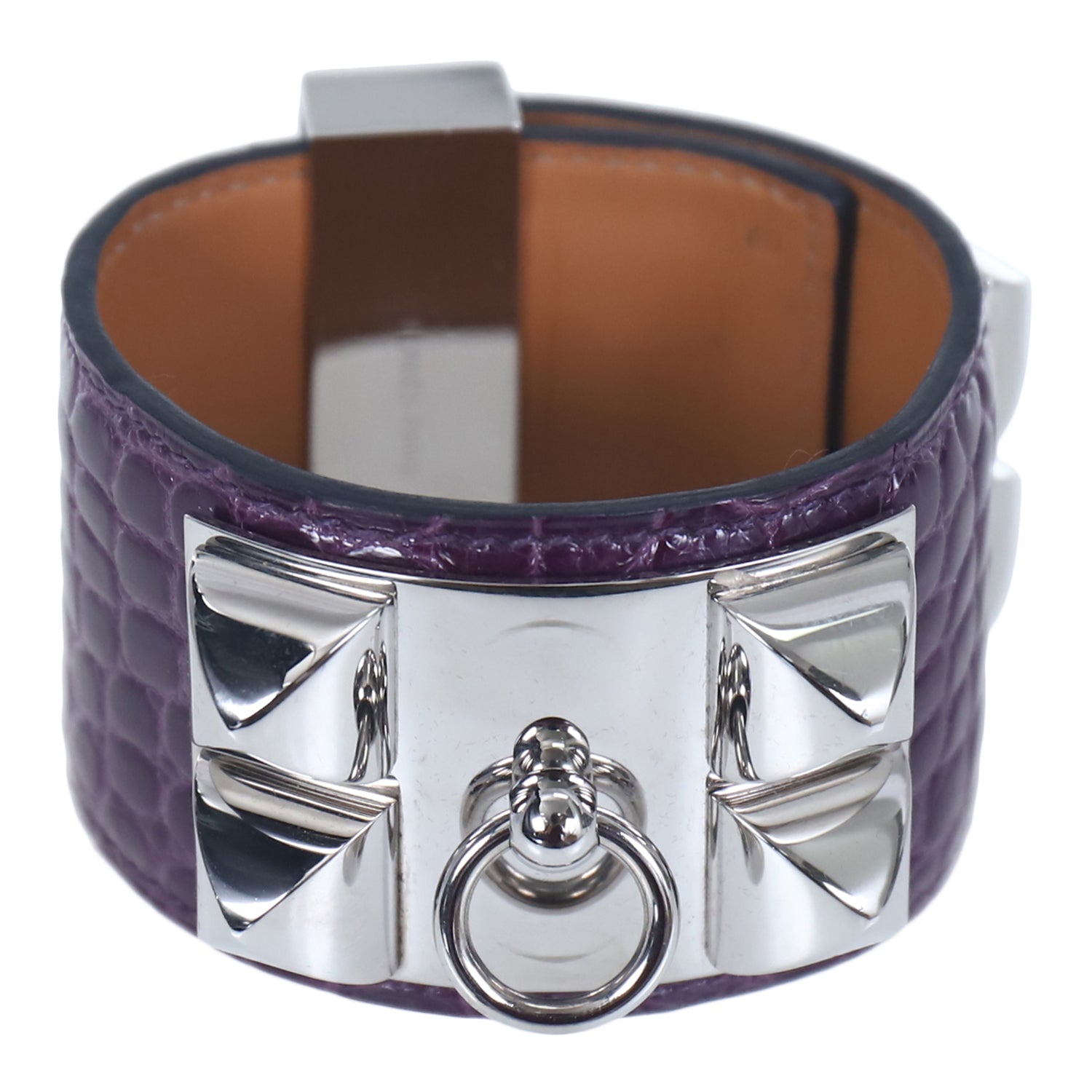 Hermès Alligator Collier De Chien CDC Bracelet HER04106A