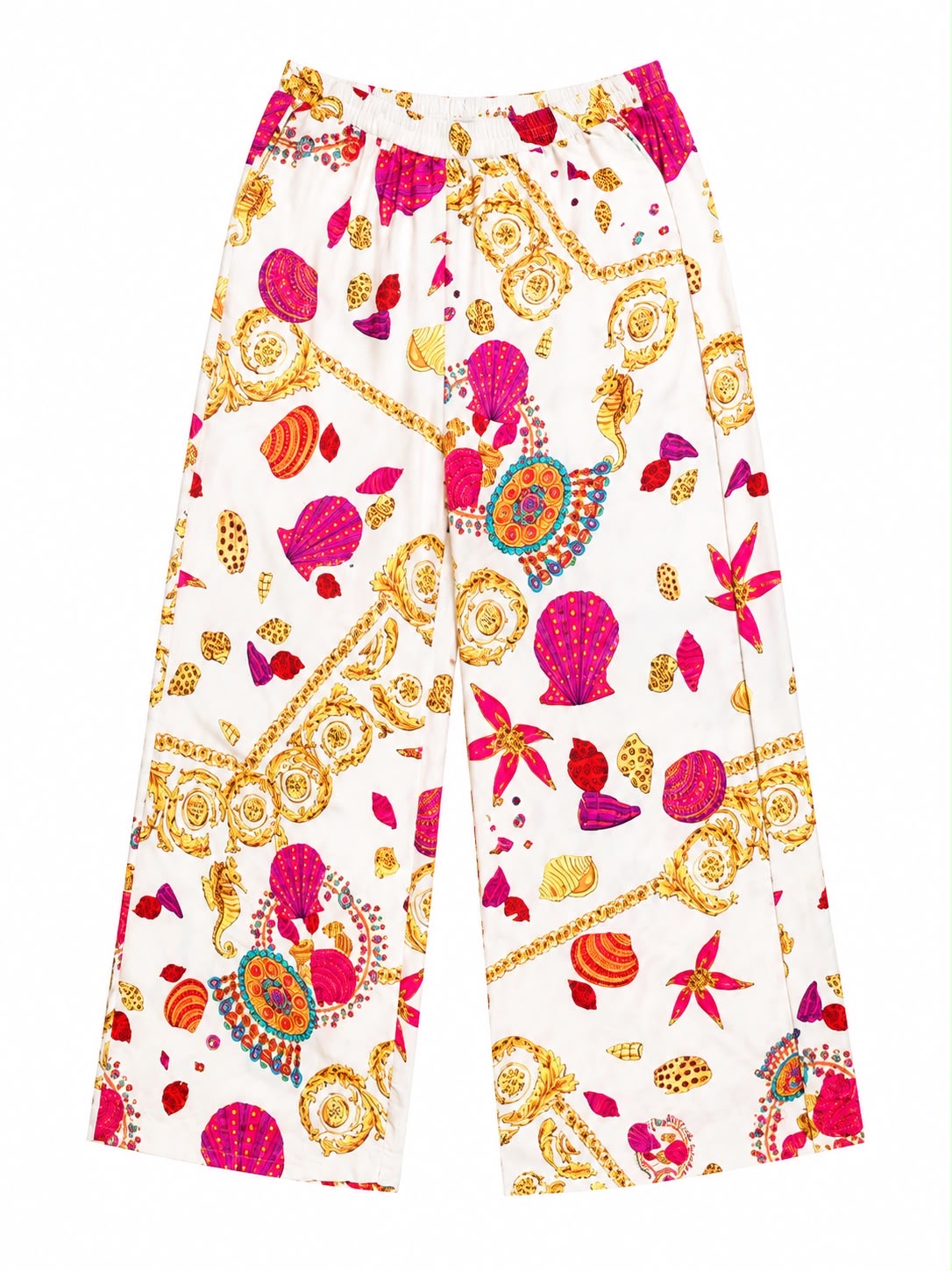 TROUSER PAMEGEE PRINT OFF WHITE MCL13028