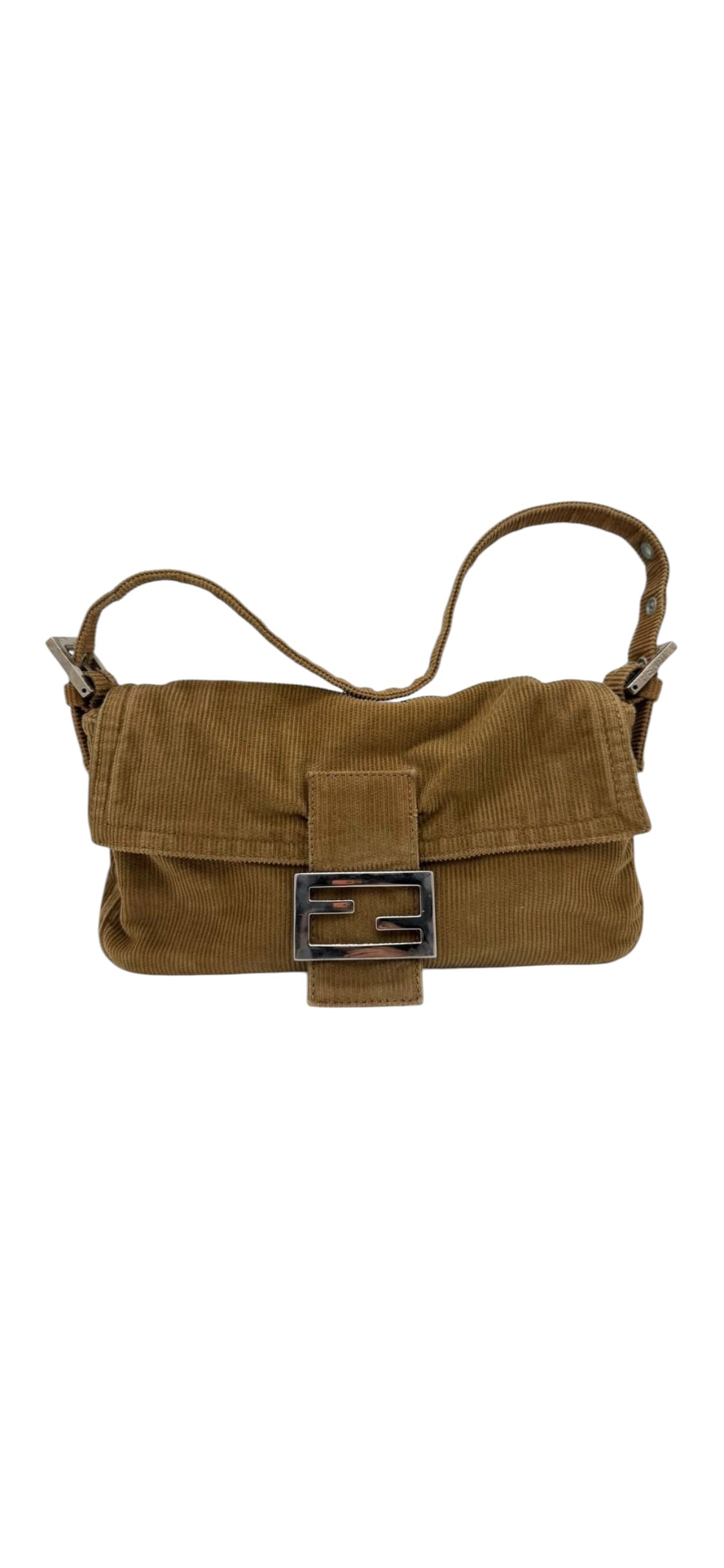Fendi Corduroy Vintage Fendi Baguette Olive DLT1107