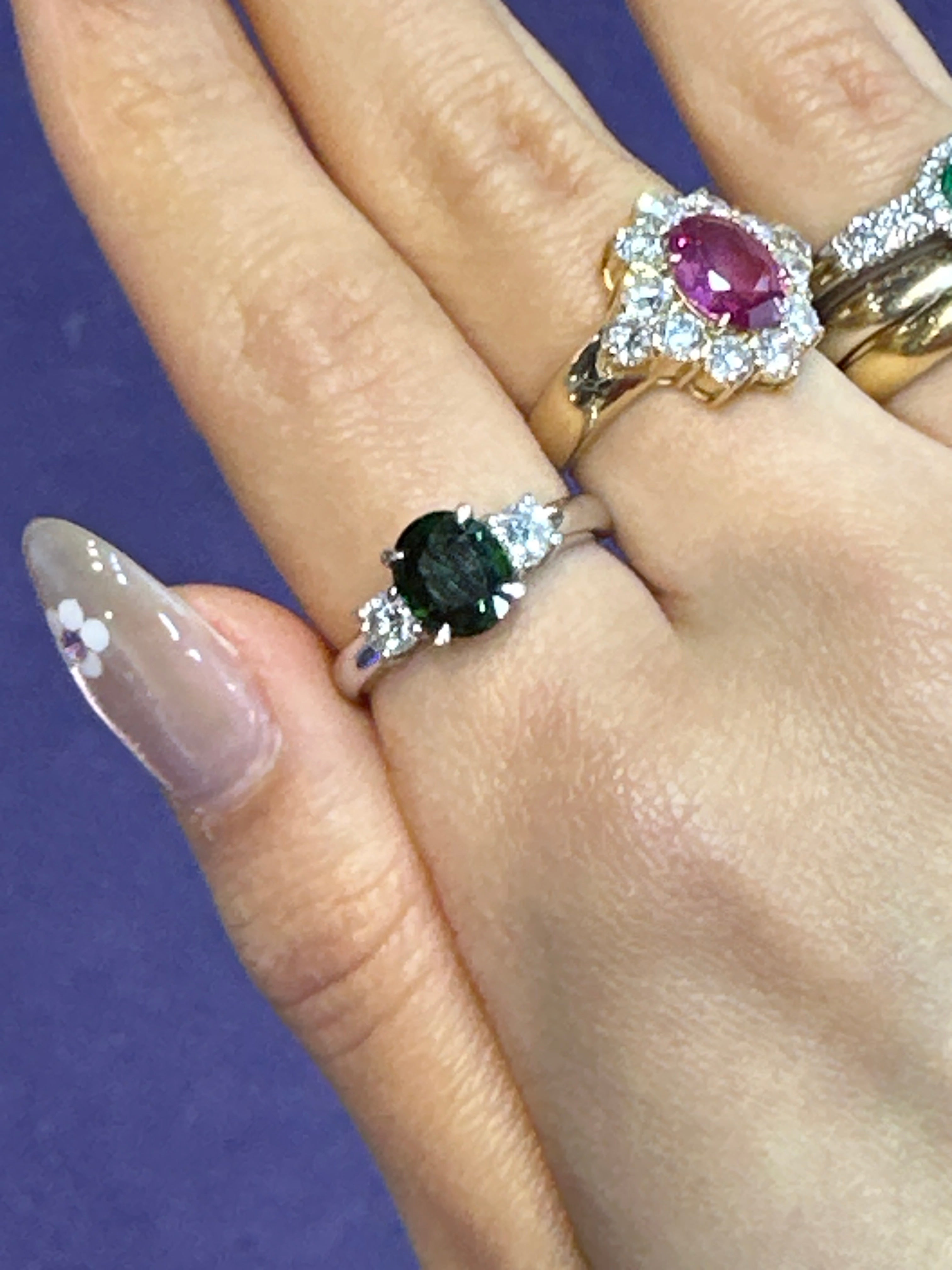 Tourmaline ring J1211YXV7E