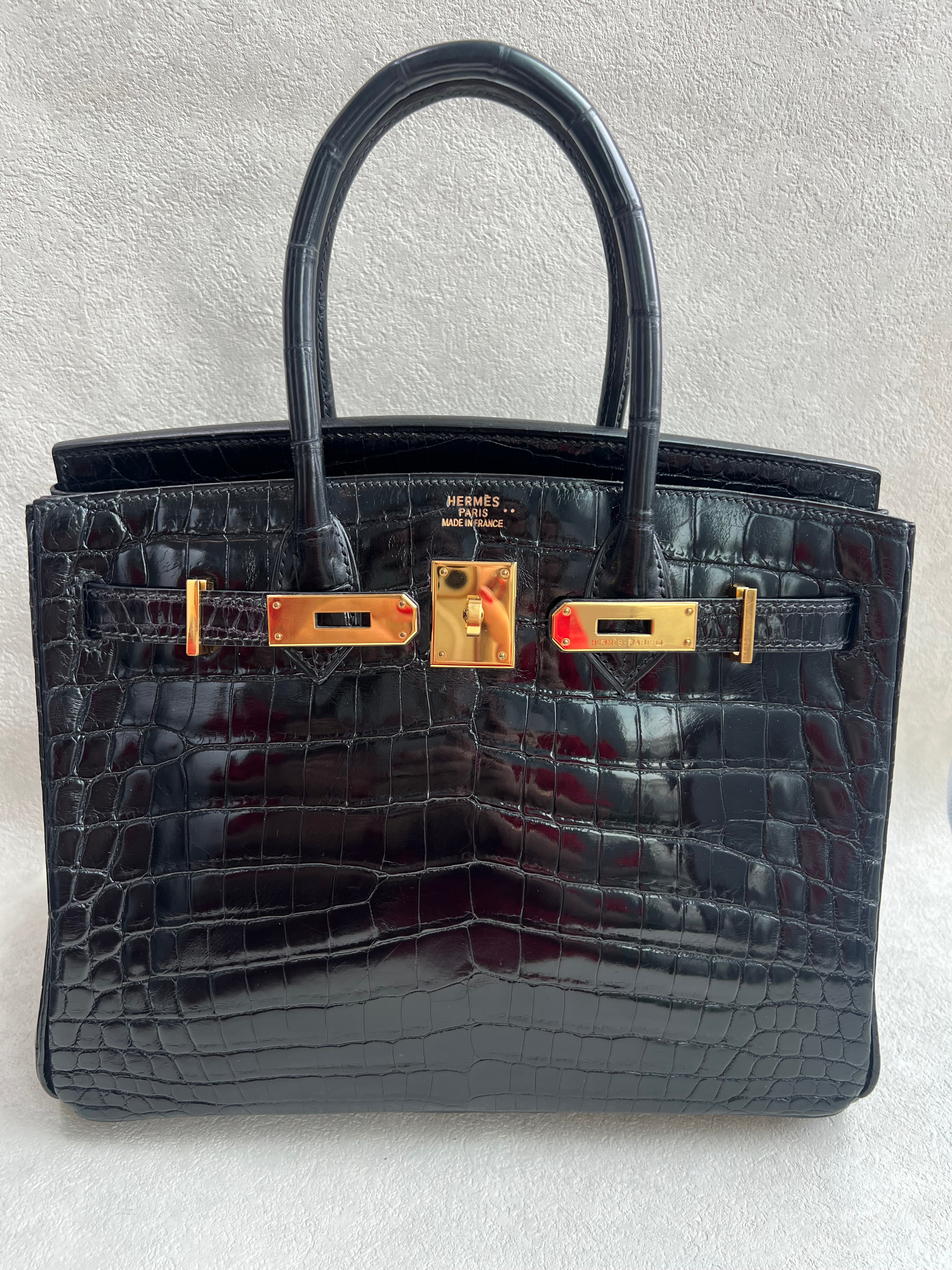 Hermes Birkin 30 Shiny Nilocotus