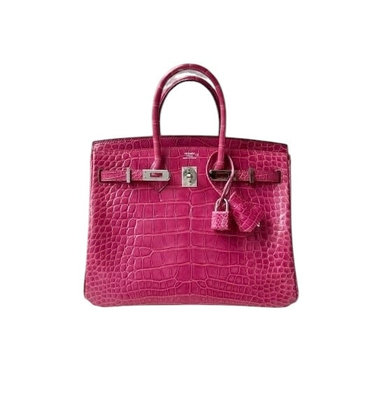 Hermes Birkin 25 Fuschia Pink PHW SYCYB1090