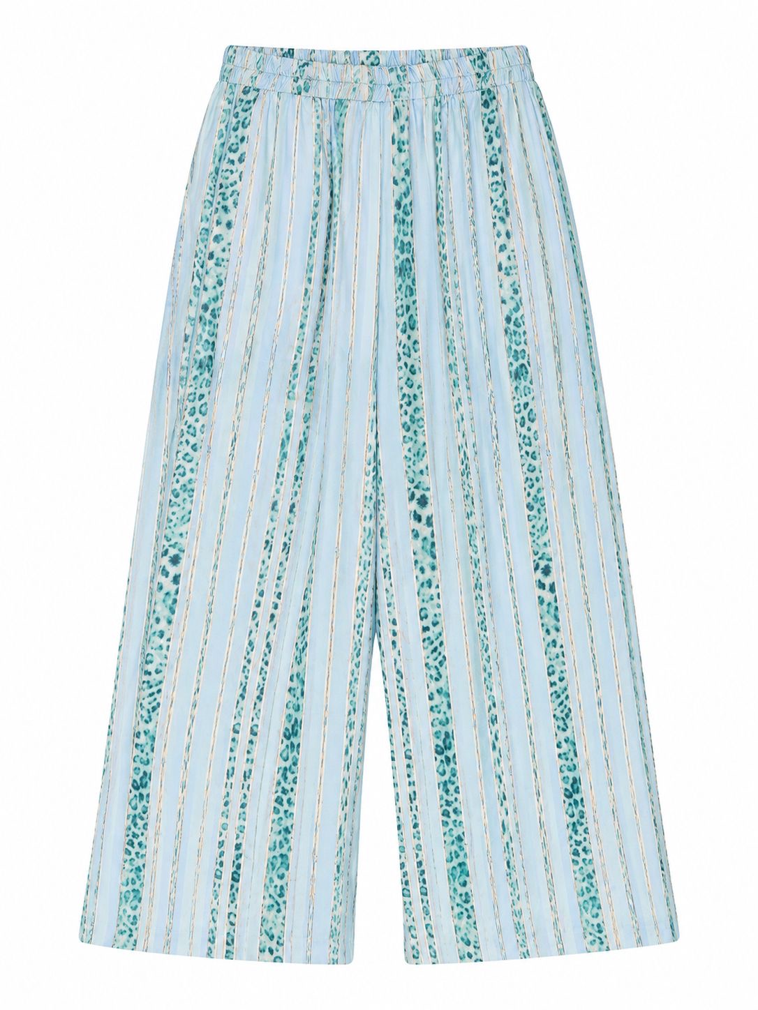 TROUSER LEO PINSTRIPES BLUE TURQUOISE MCL13210