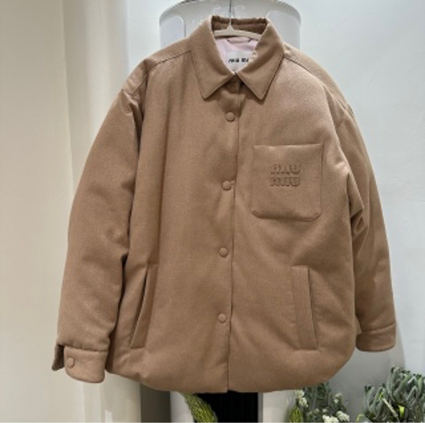 Miumiu woolen cotton coat NE65235