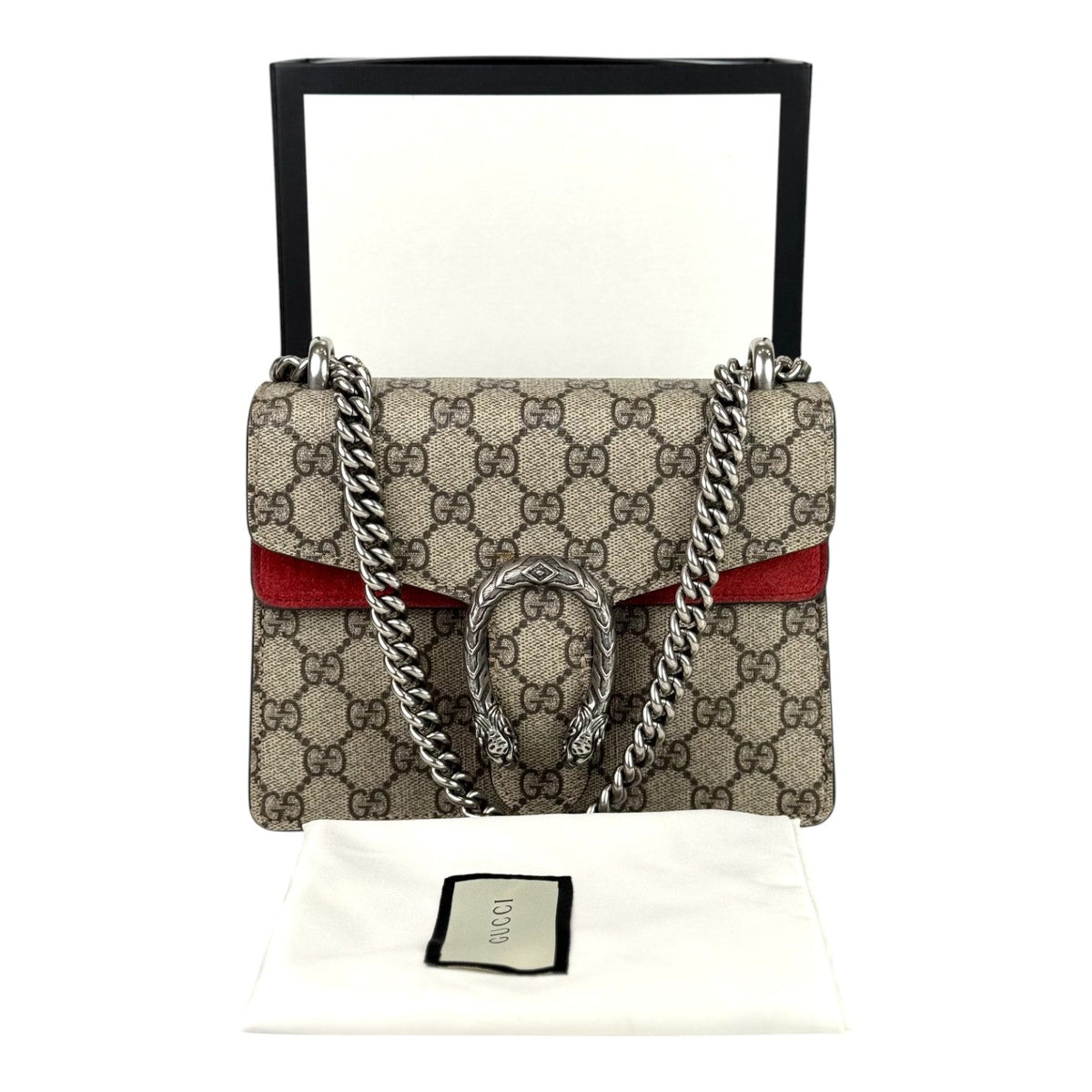 Gucci Dionysus Mini GG Canvas & Suede Bag