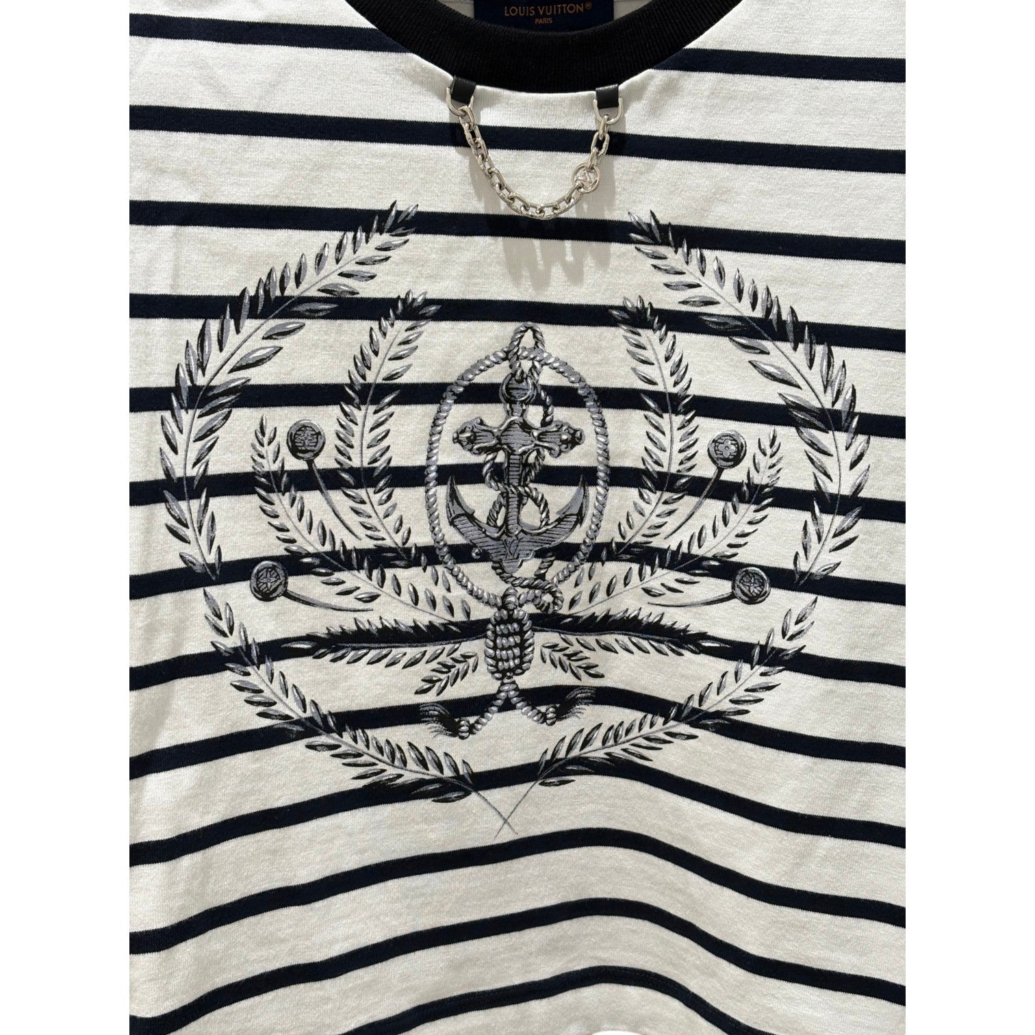 Louis Vuitton White Cotton T shirt in size L