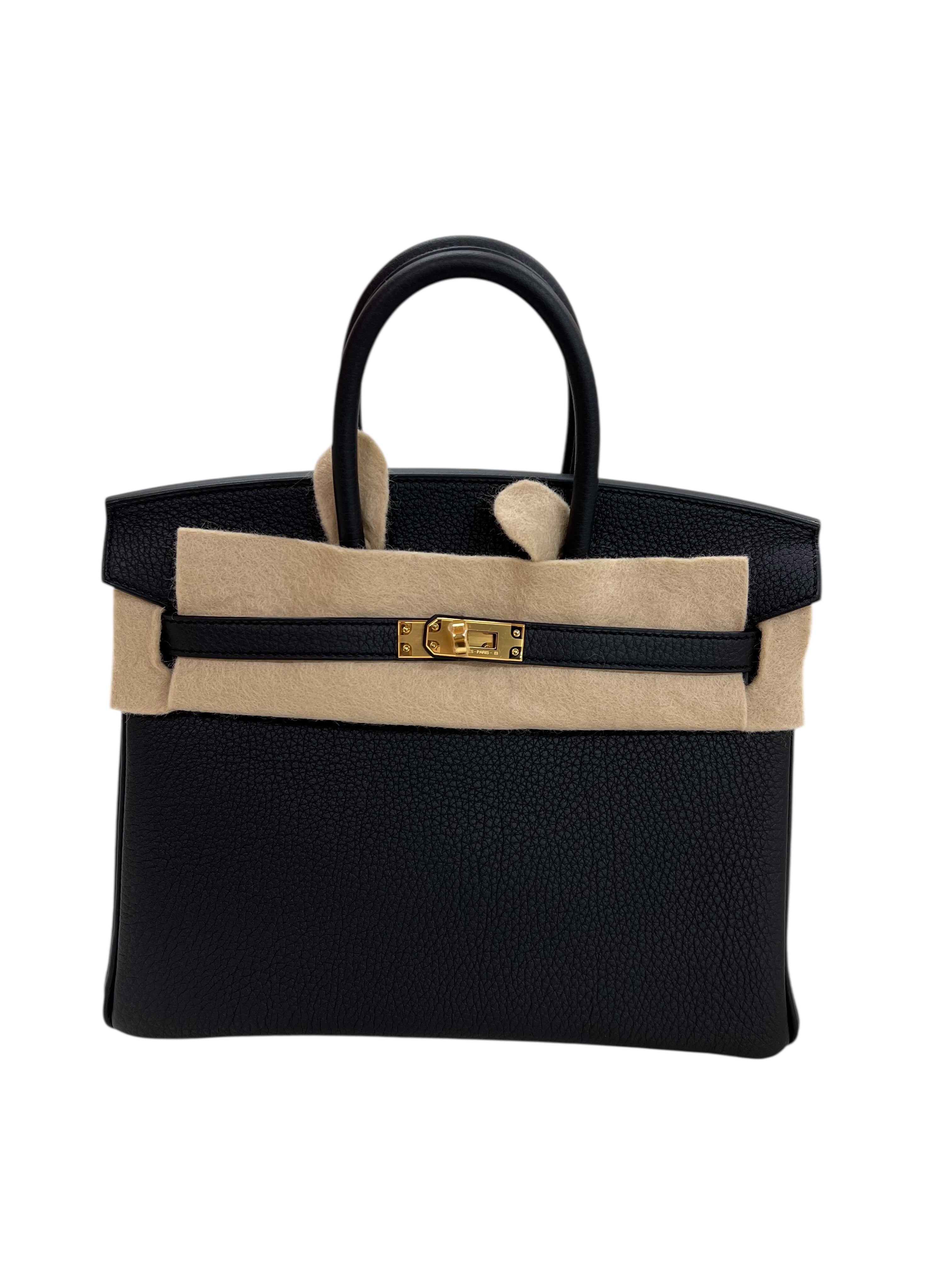 Hermes Birkin 25 Black Togo GHW #K SKCJB-301181