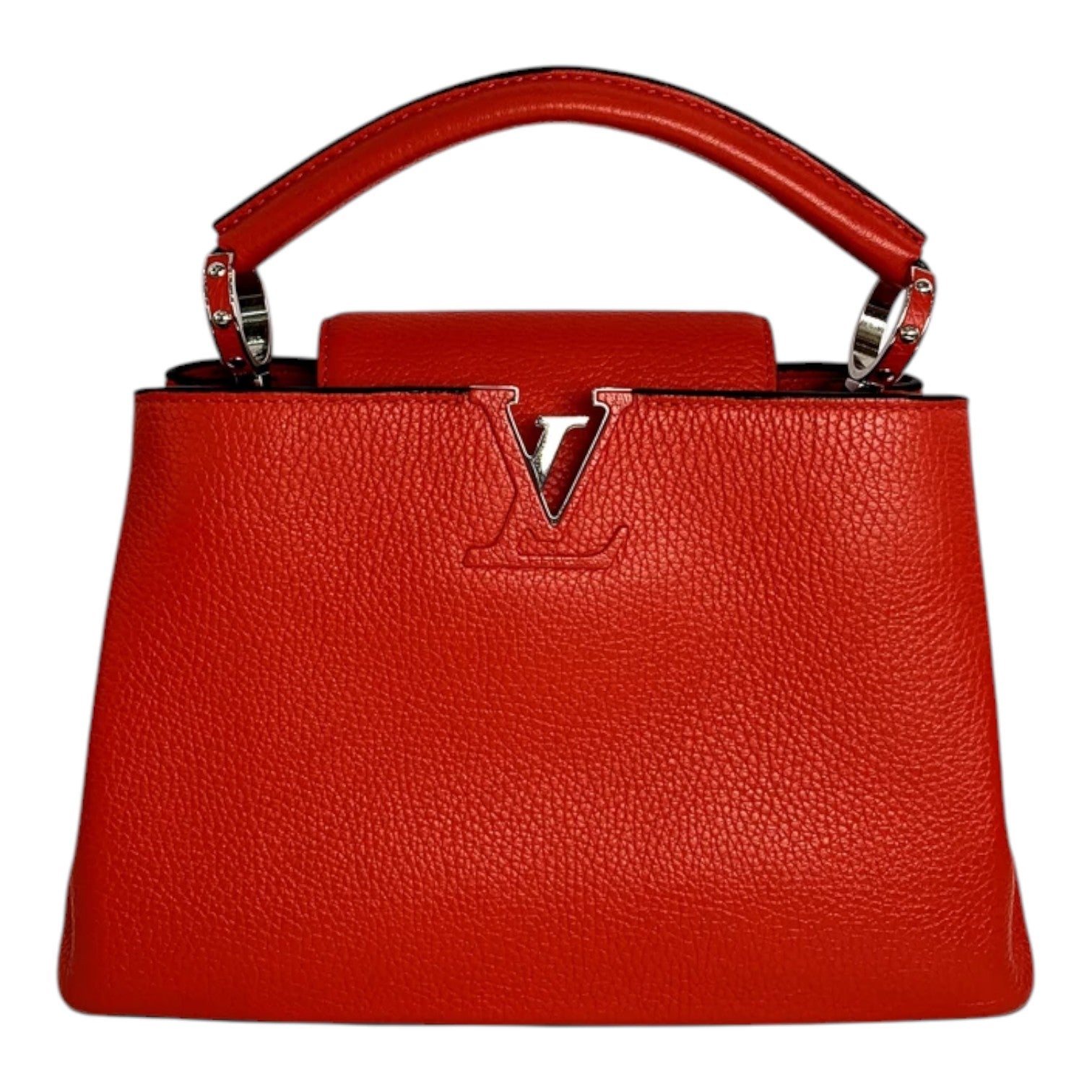 Louis Vuitton Red Capucines BB 27cm Bag with Strap